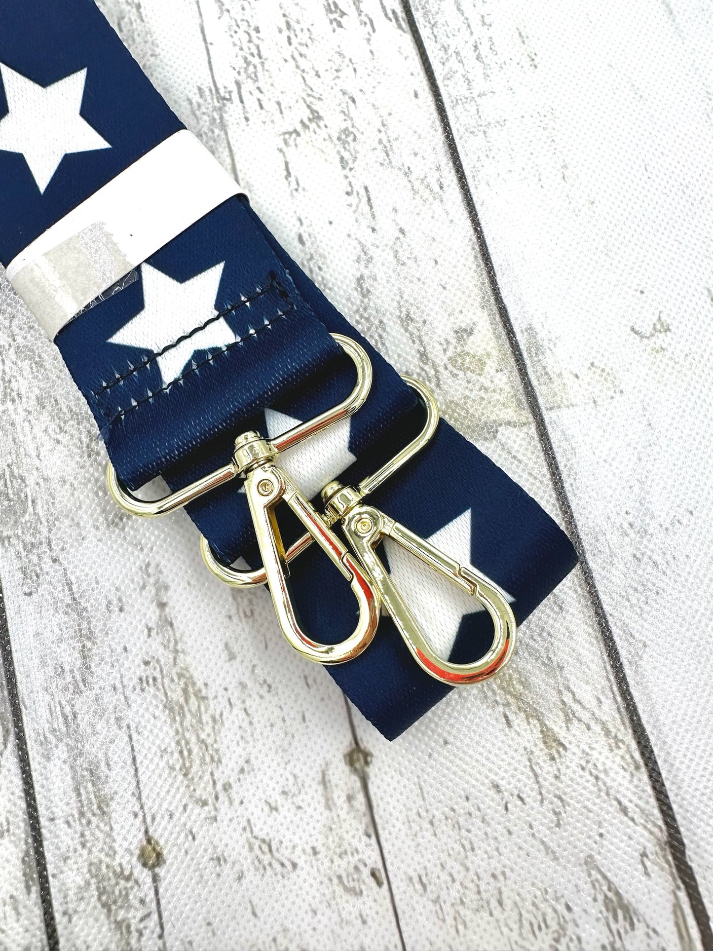 Navy Star Crossbody Strap