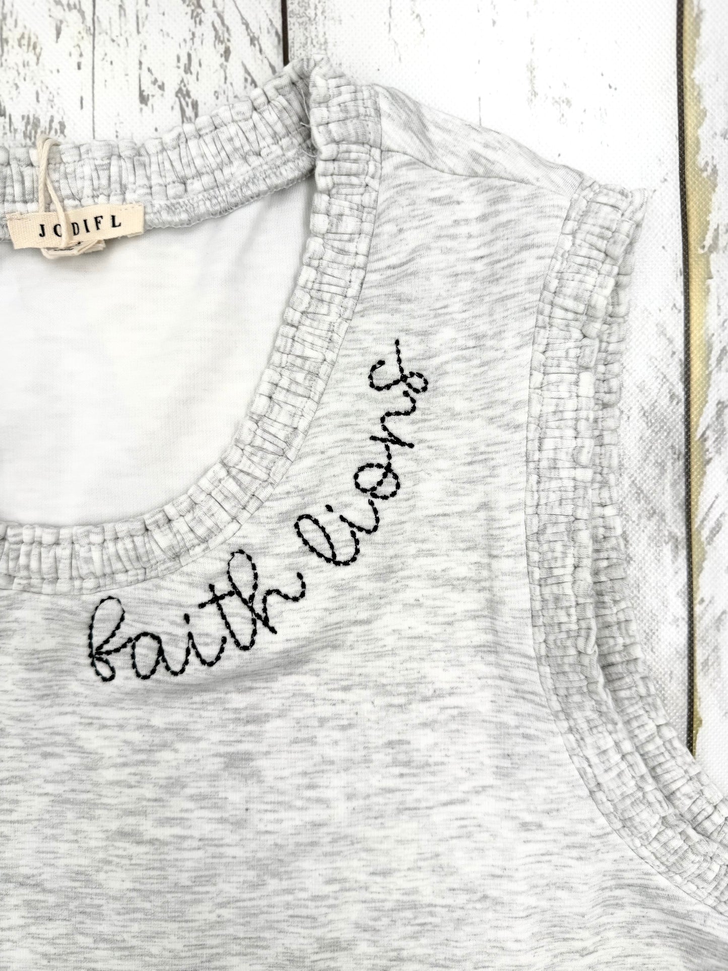 Gray Smock Edge Tank