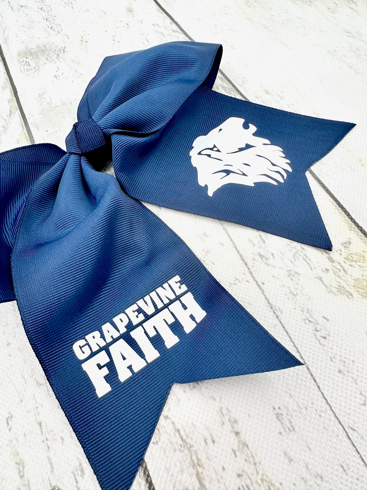 Navy Bow with Tails