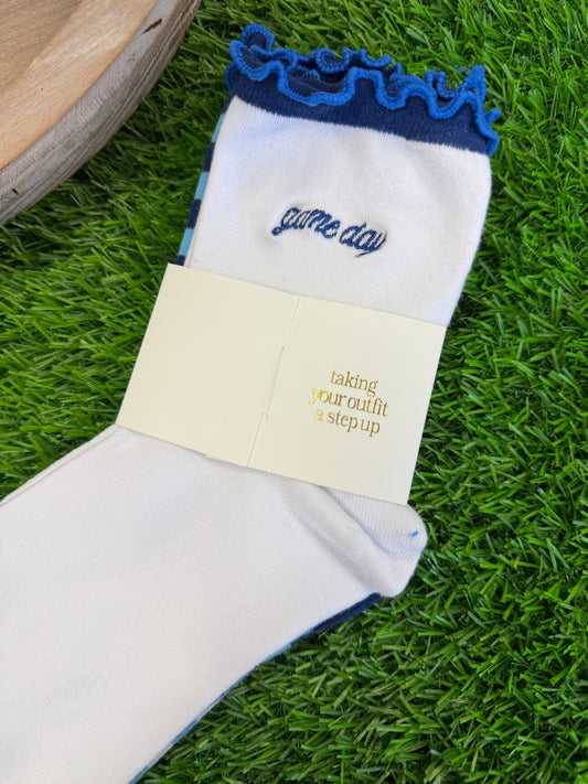 Football Gingham Sock Set