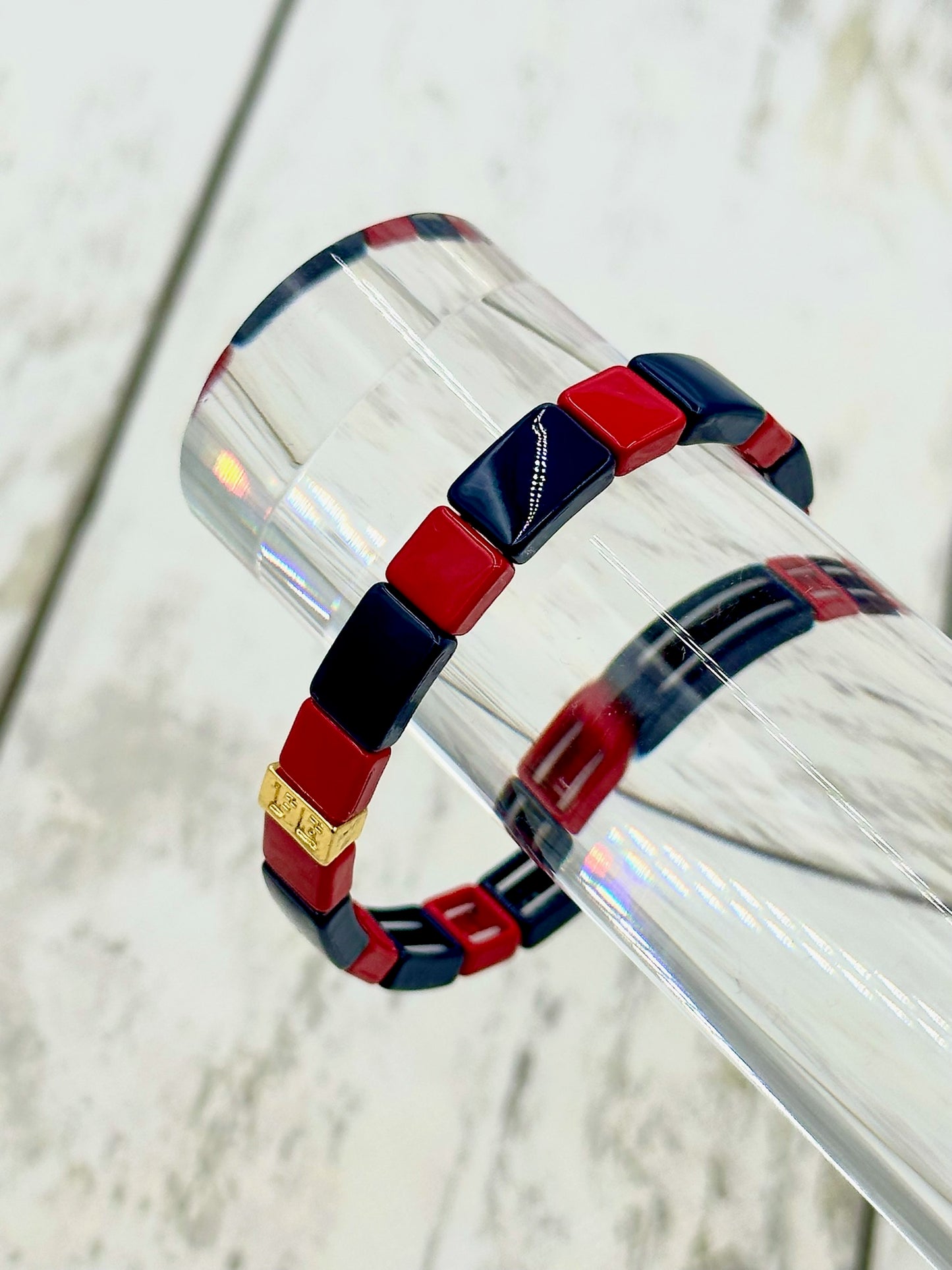 Fan Glam Stackable Bracelets
