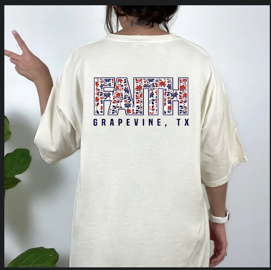 FAITH Garden Floral Tee
