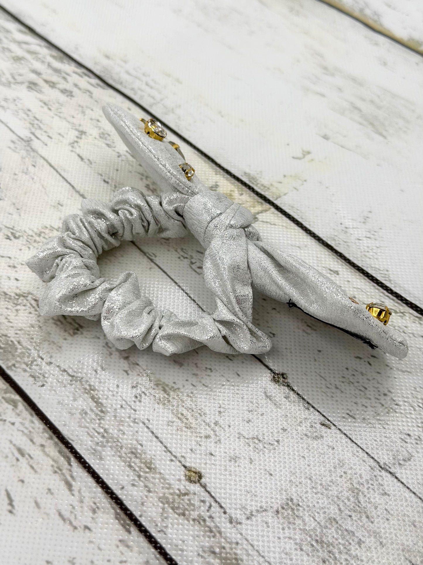 Shimmer Bow Scrunchie