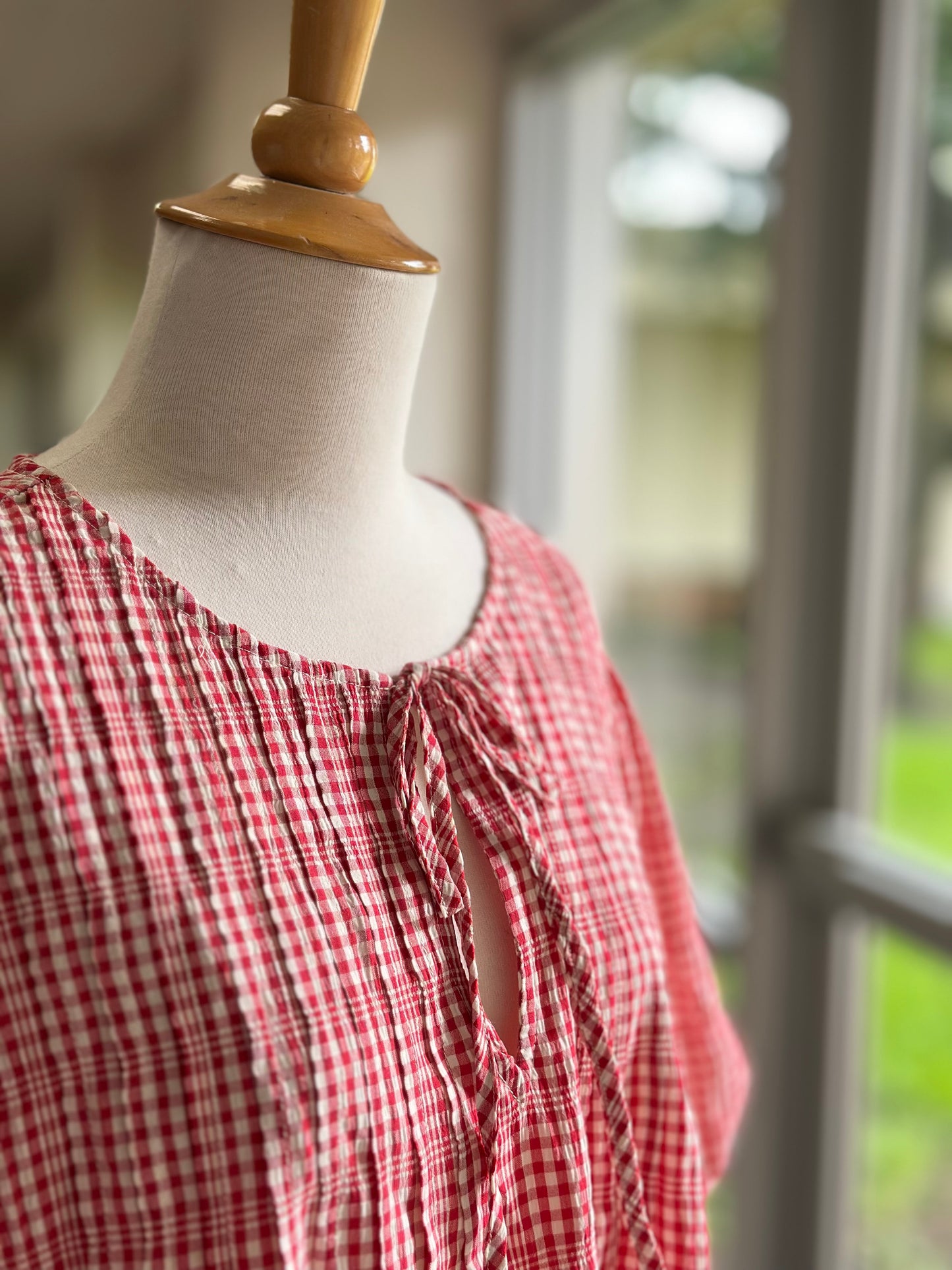 Gingham Game Day Dress