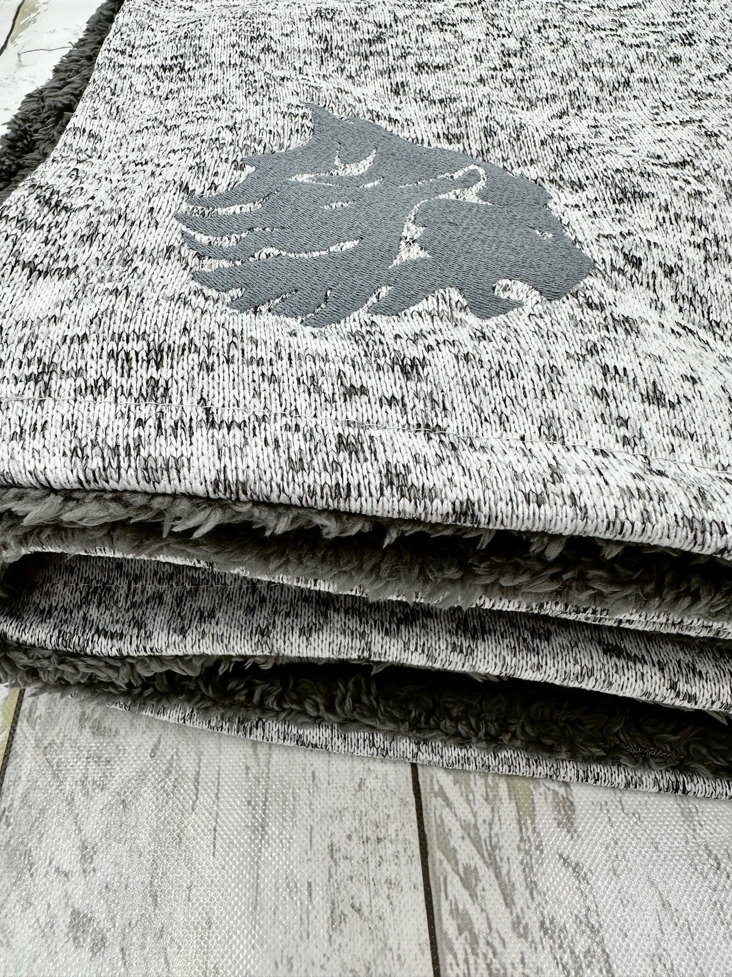 Sherpa Heathered Blanket