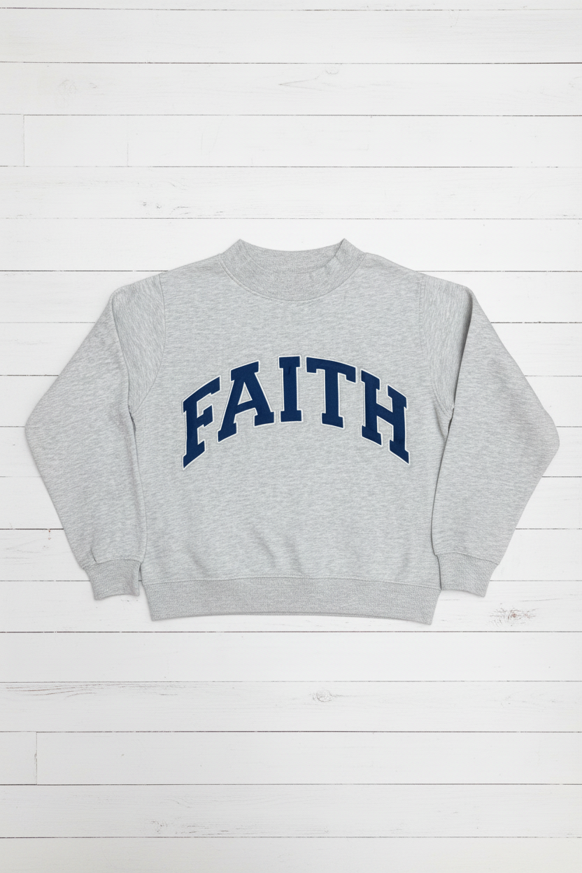 Chicka-d Uniform FAITH Mock Neck
