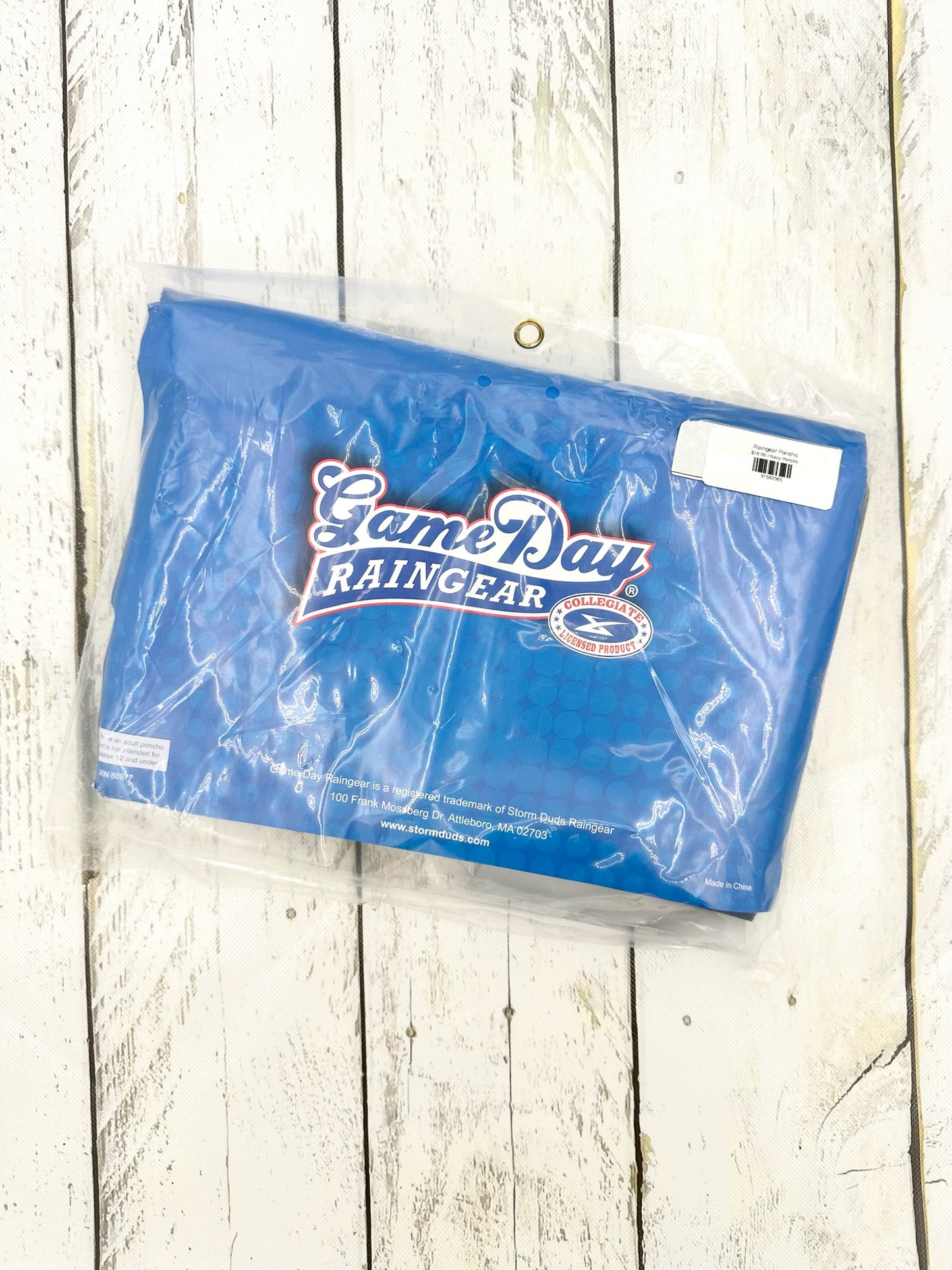 Hooded Game Day Poncho