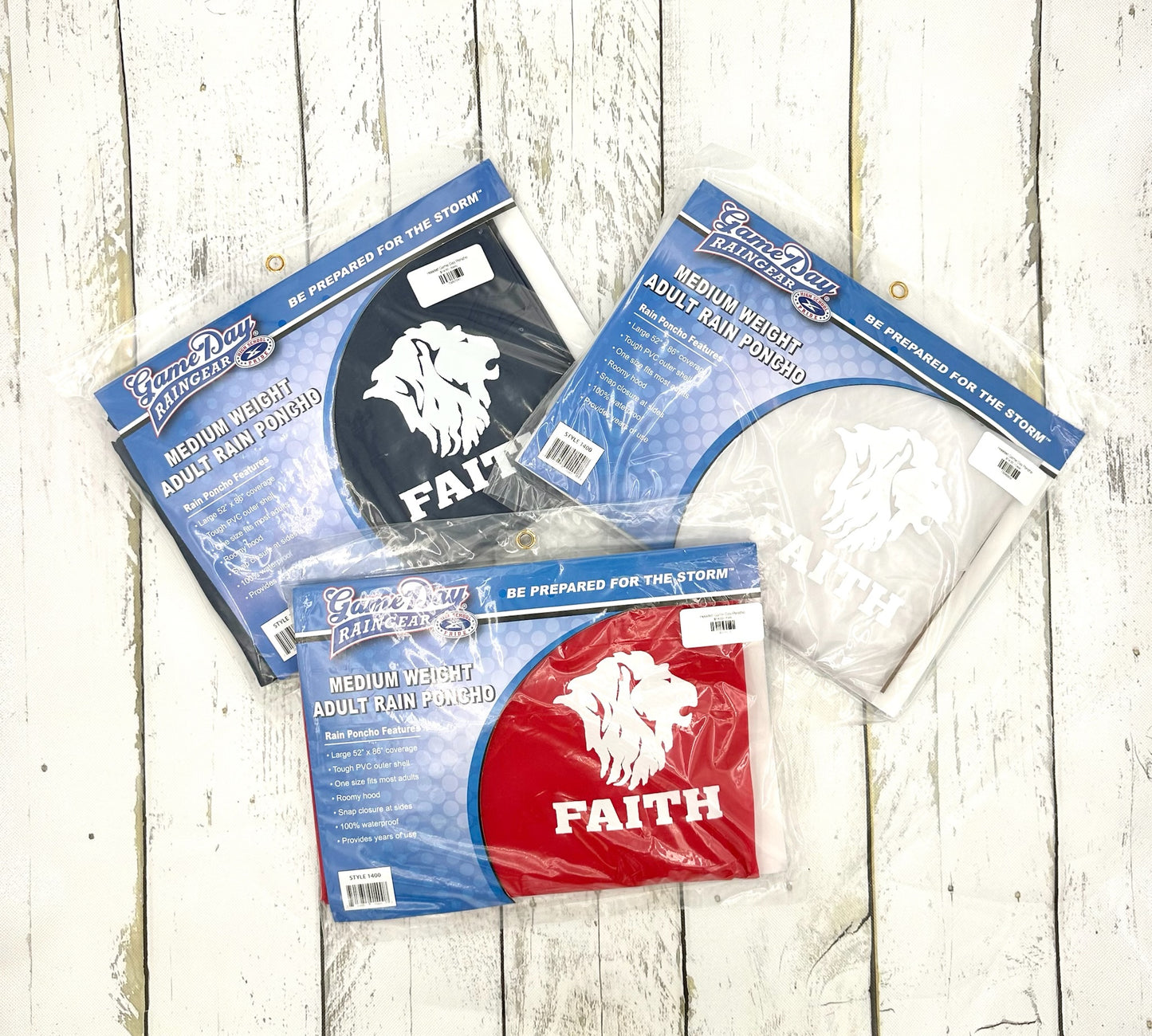 Hooded Game Day Poncho