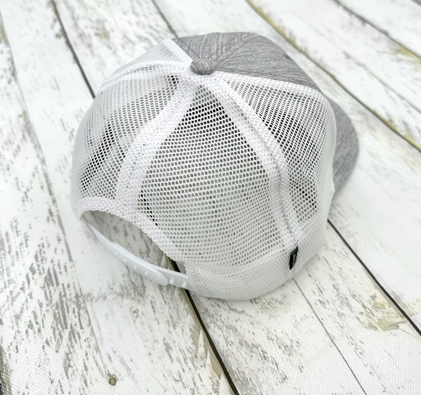 Grey and White Trucker Hat