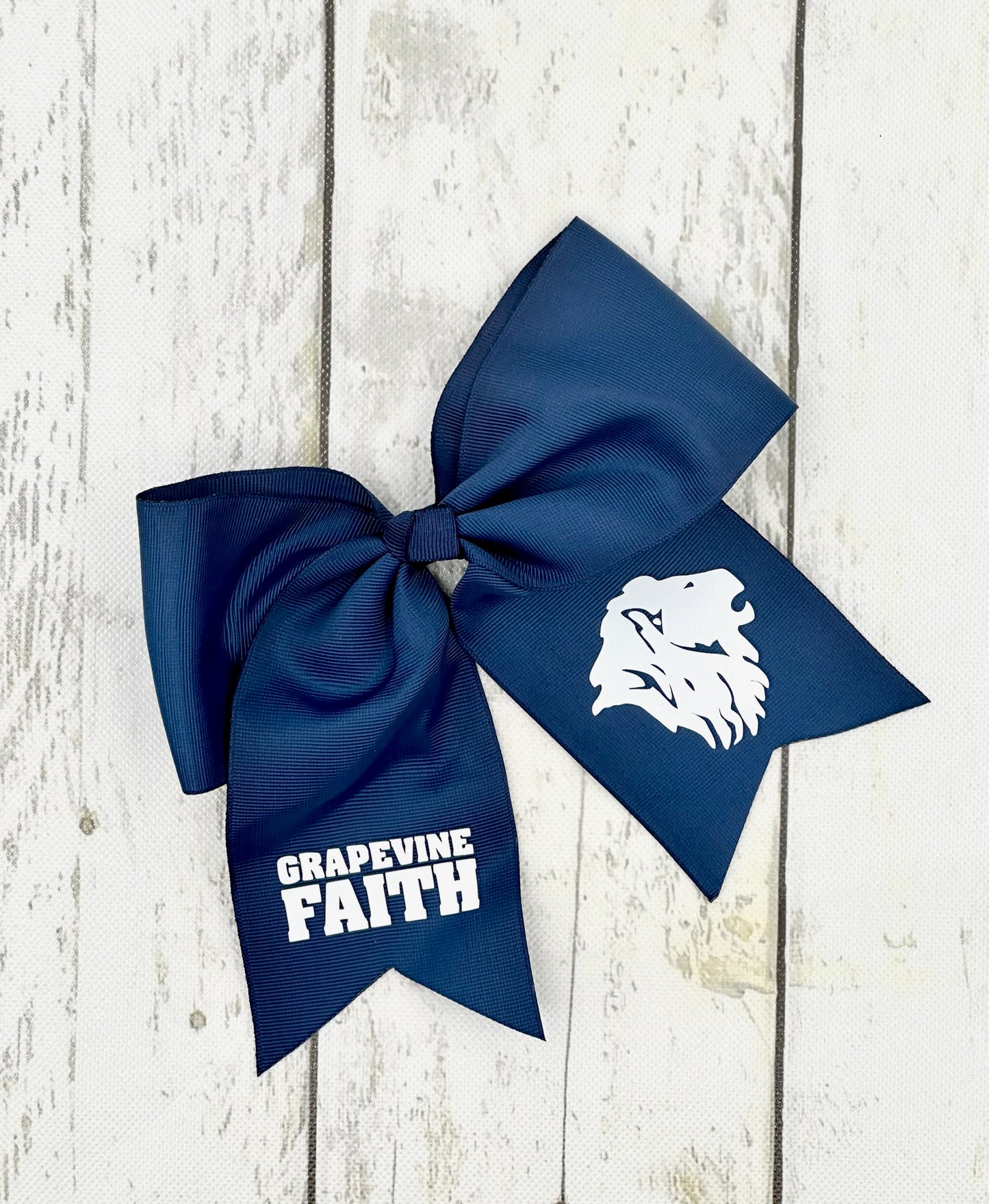 Navy Bow with Tails