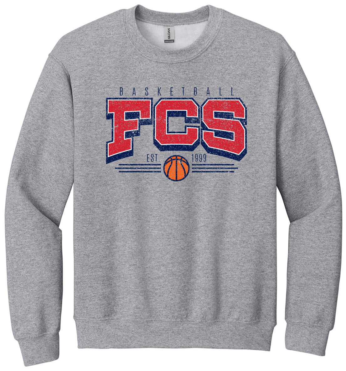 FCS Vintage Basketball Sweatshirt (Gildan)