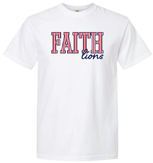 Oxford Stripe Faith Tee