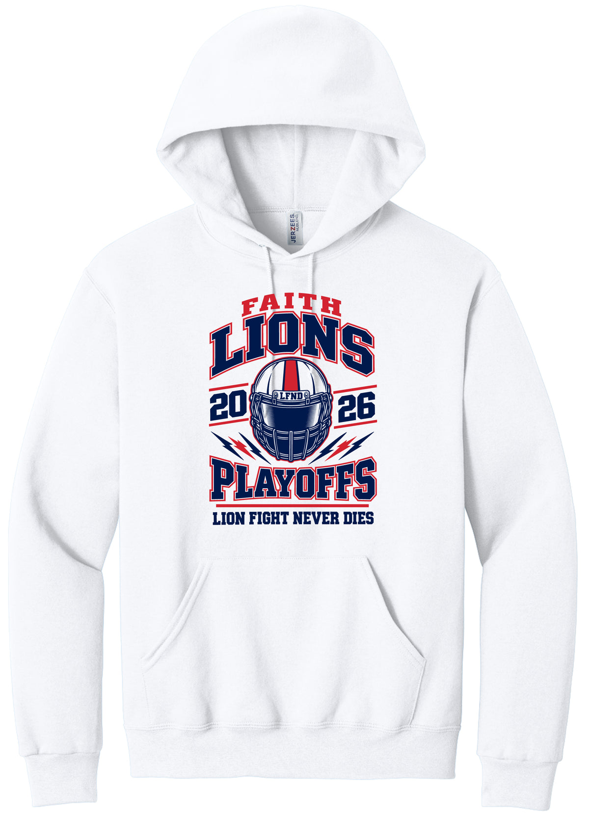 Football Playoffs 2026 (Jerzees Hoodie)