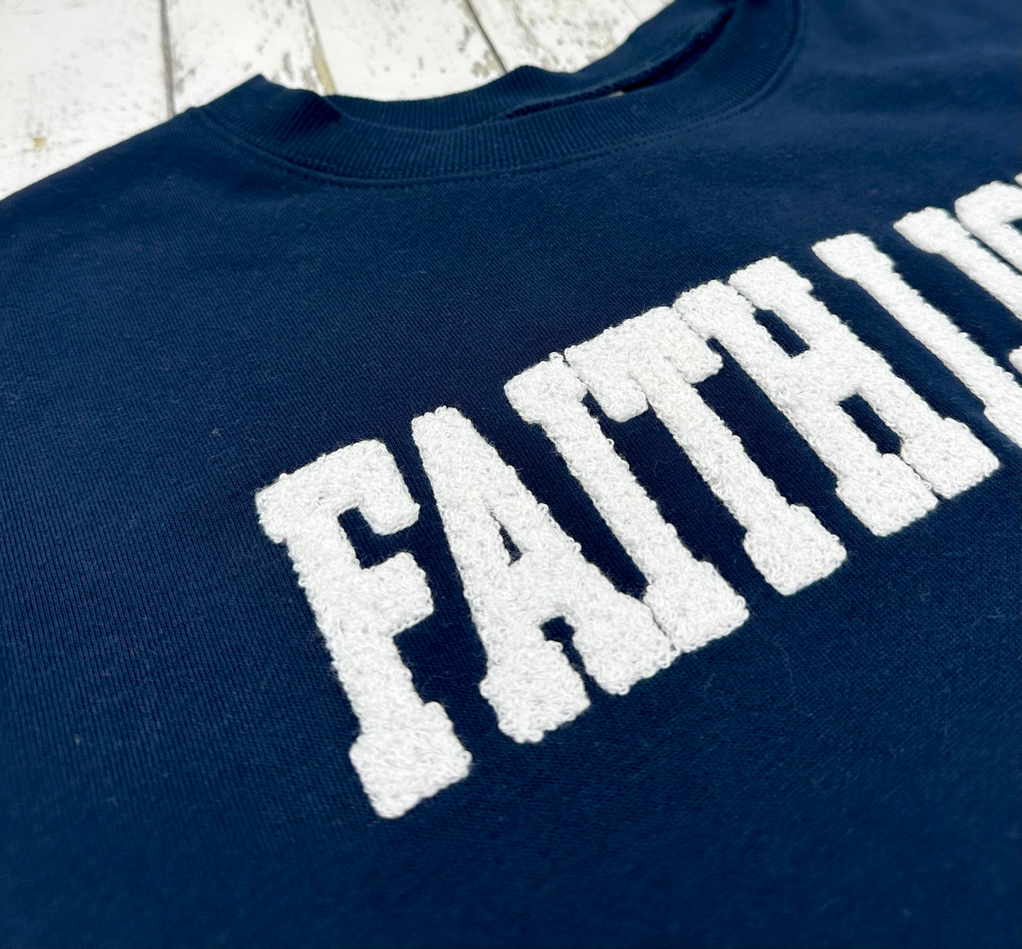 Faith Lions Chenille Crew