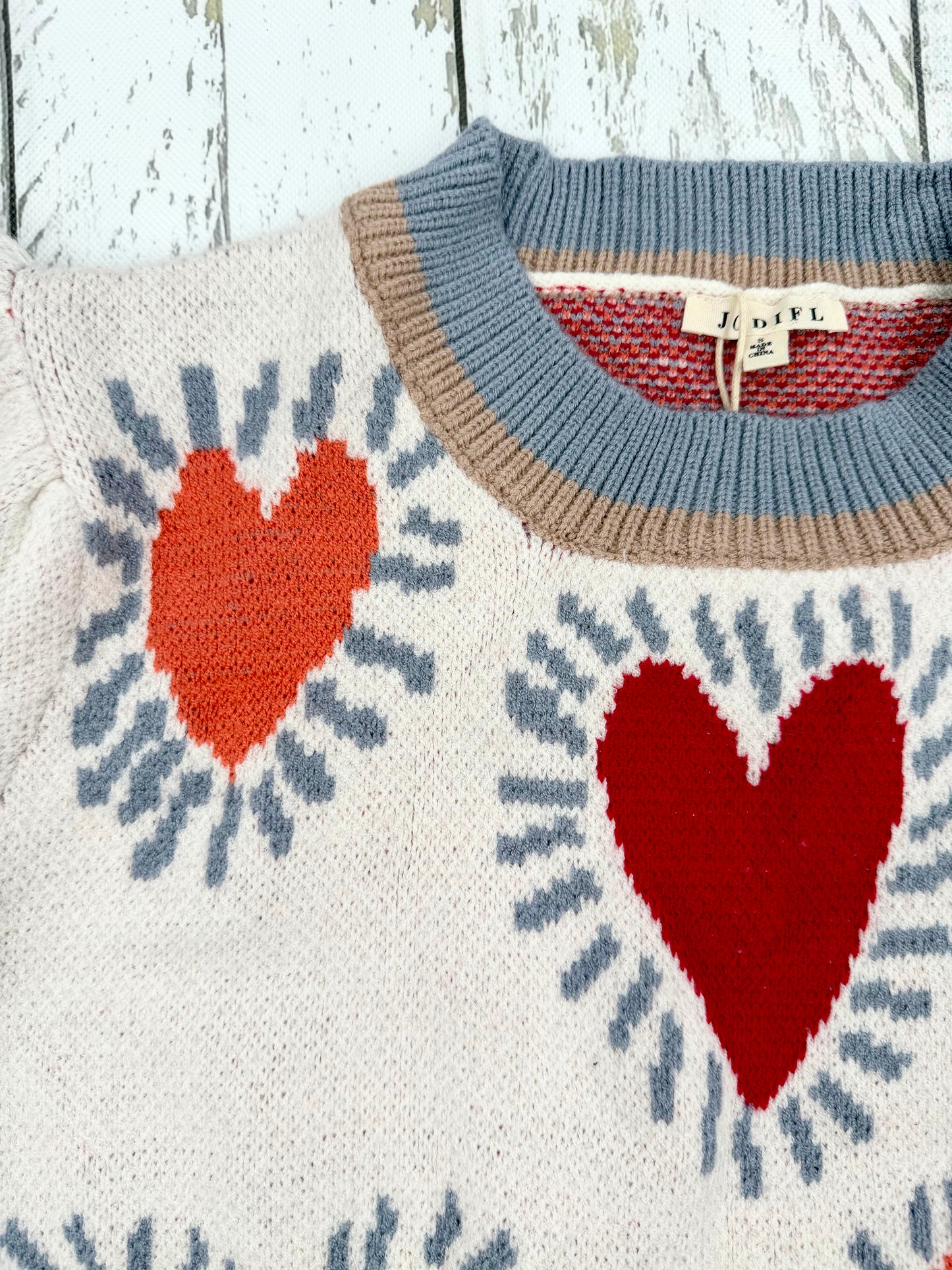 Sweetheart Short Sleeve Sweater