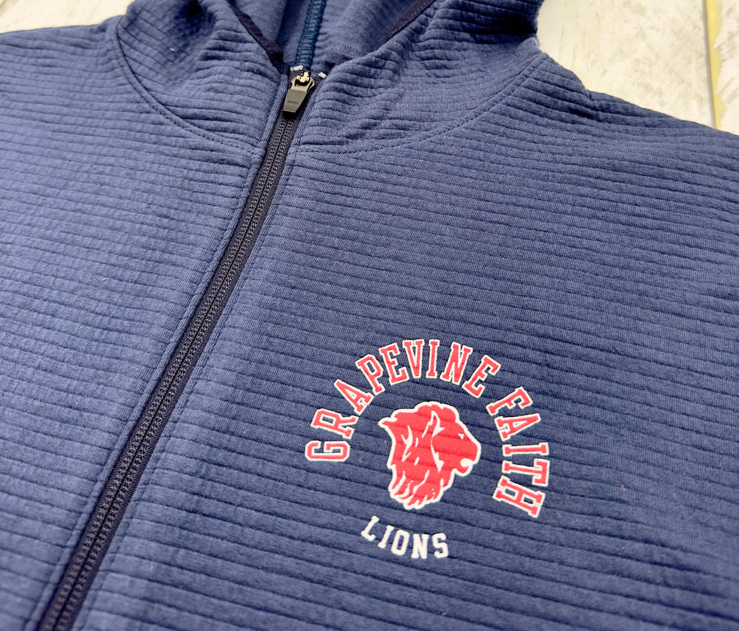 Ribbed Lightweight Hooded Jacket