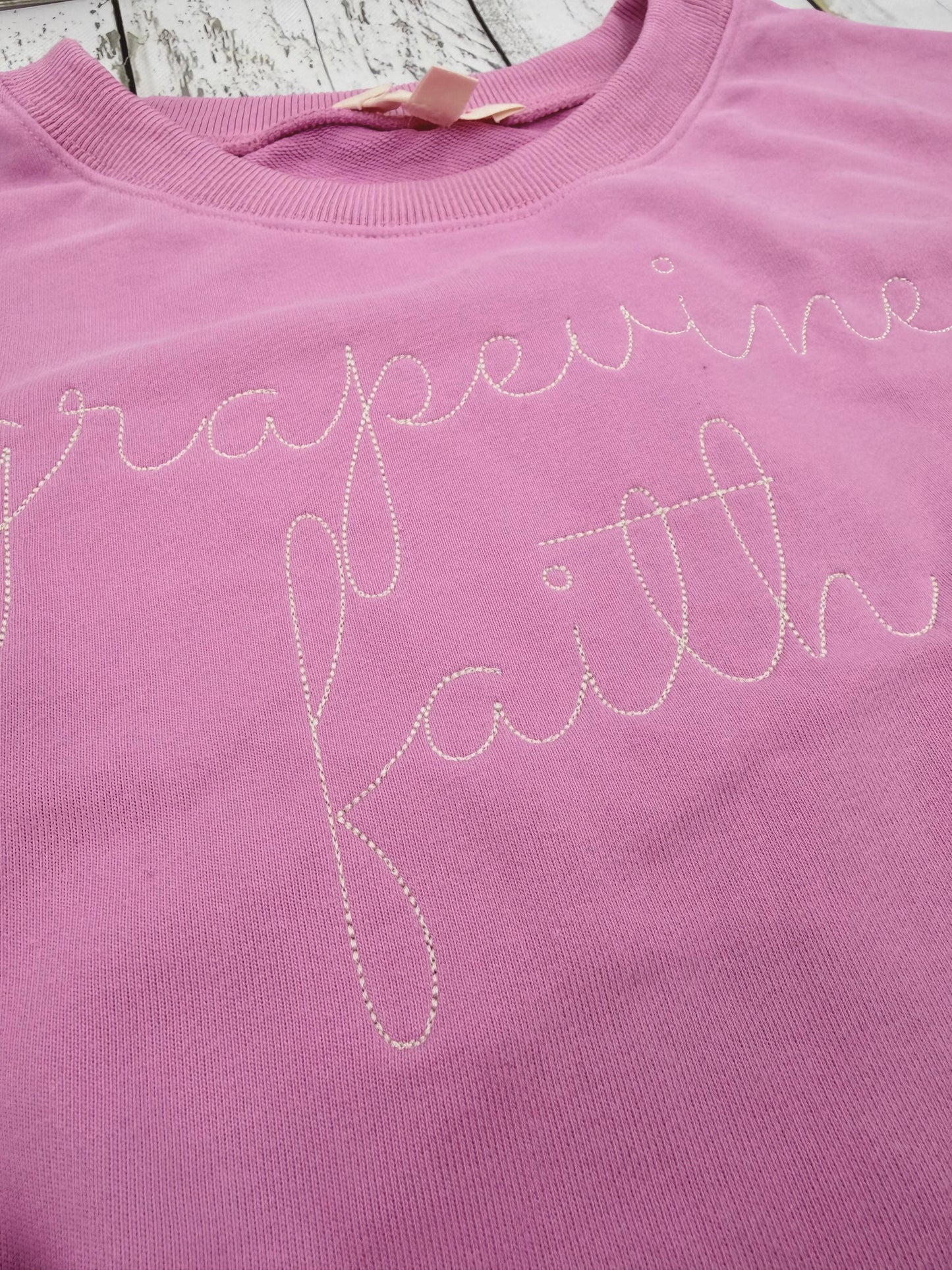 The Pink Pearled Sweatshirt