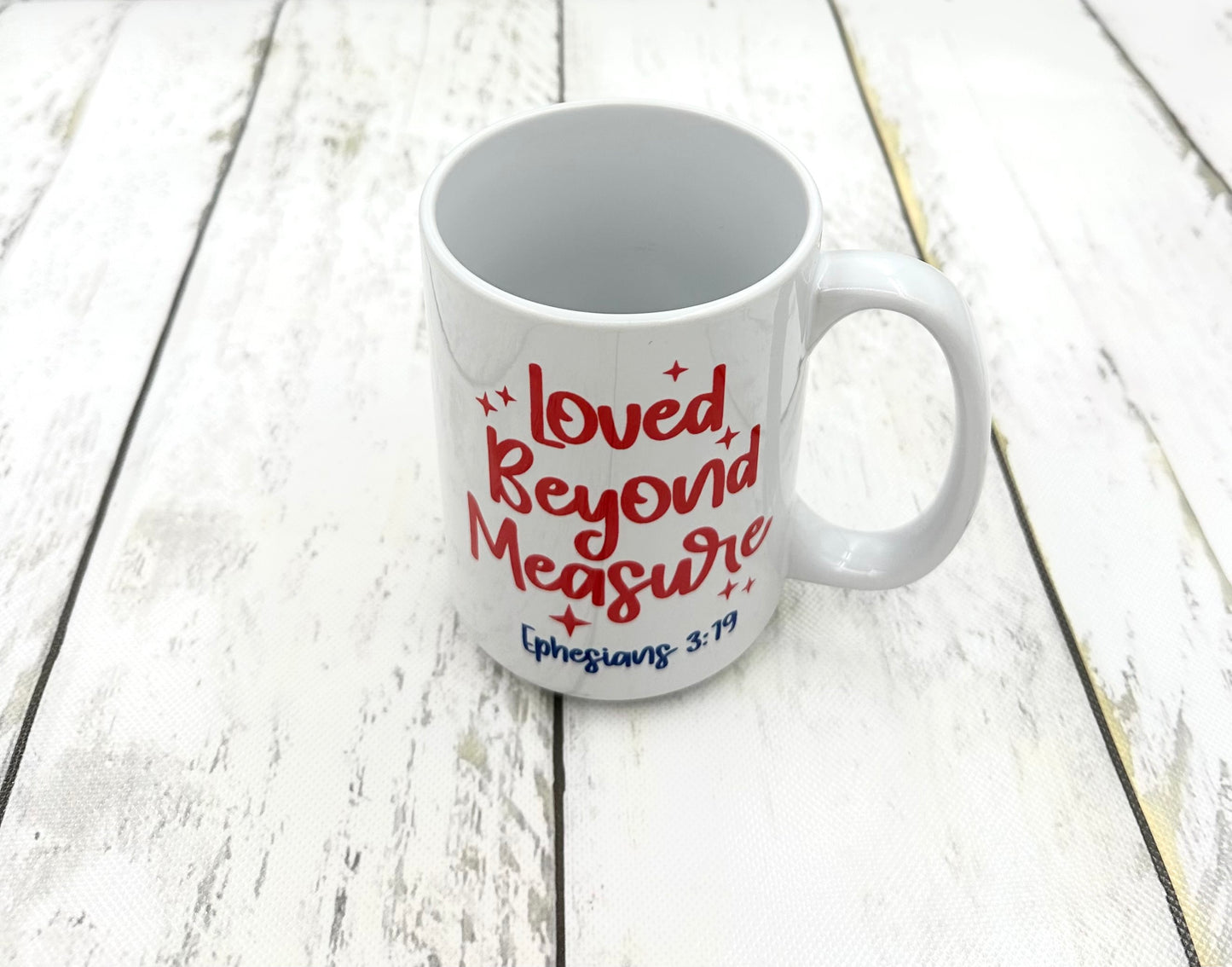 Faith Lions Mug - Eph 3:19