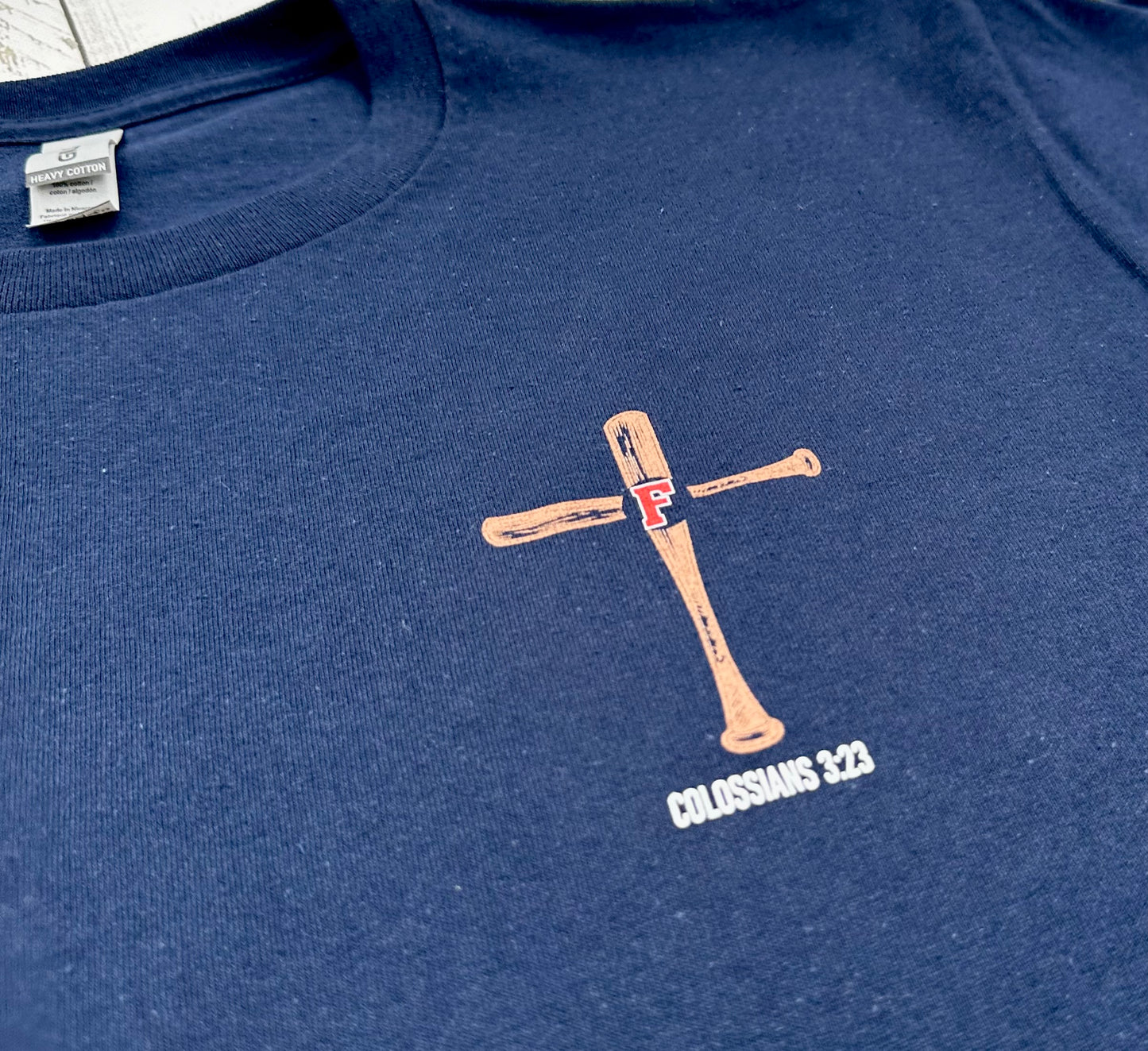 Colossians 3:23 Baseball Tee Youth/Adult