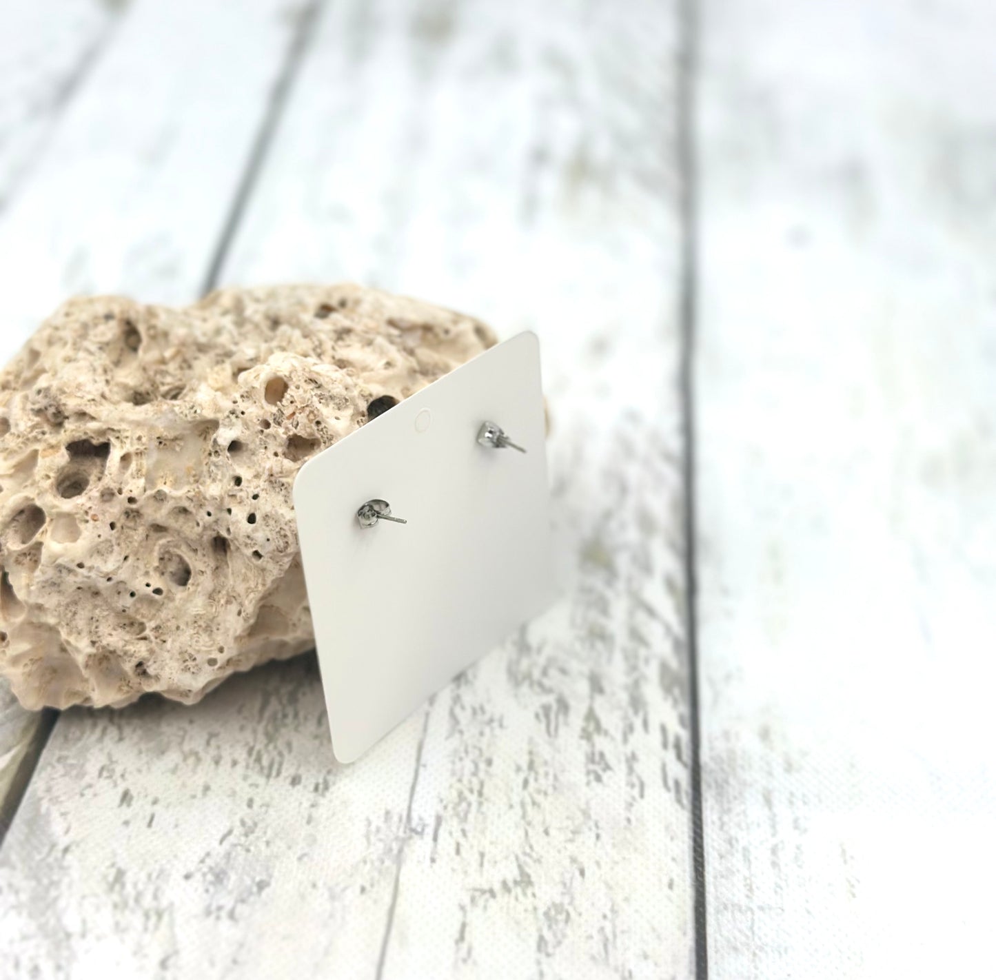 Lion Studs - Red