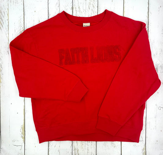 Faith Lions Chenille Crew
