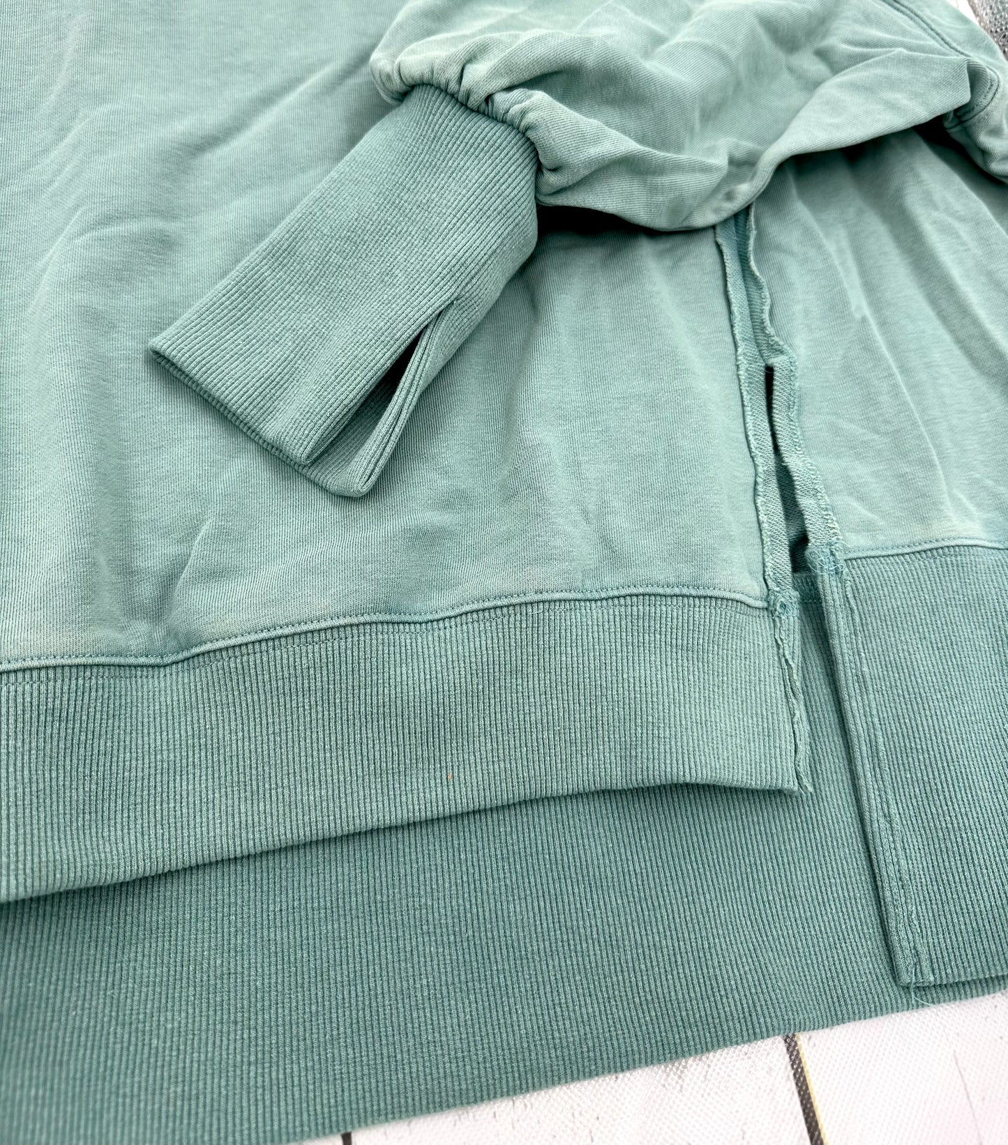 Comfy & Cozy Green Sweatshirt