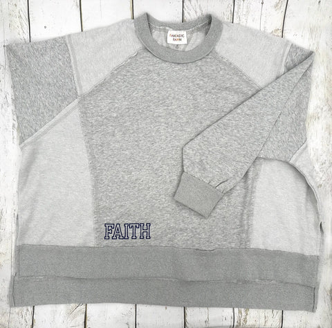 Reversed Stitch Oversized Top