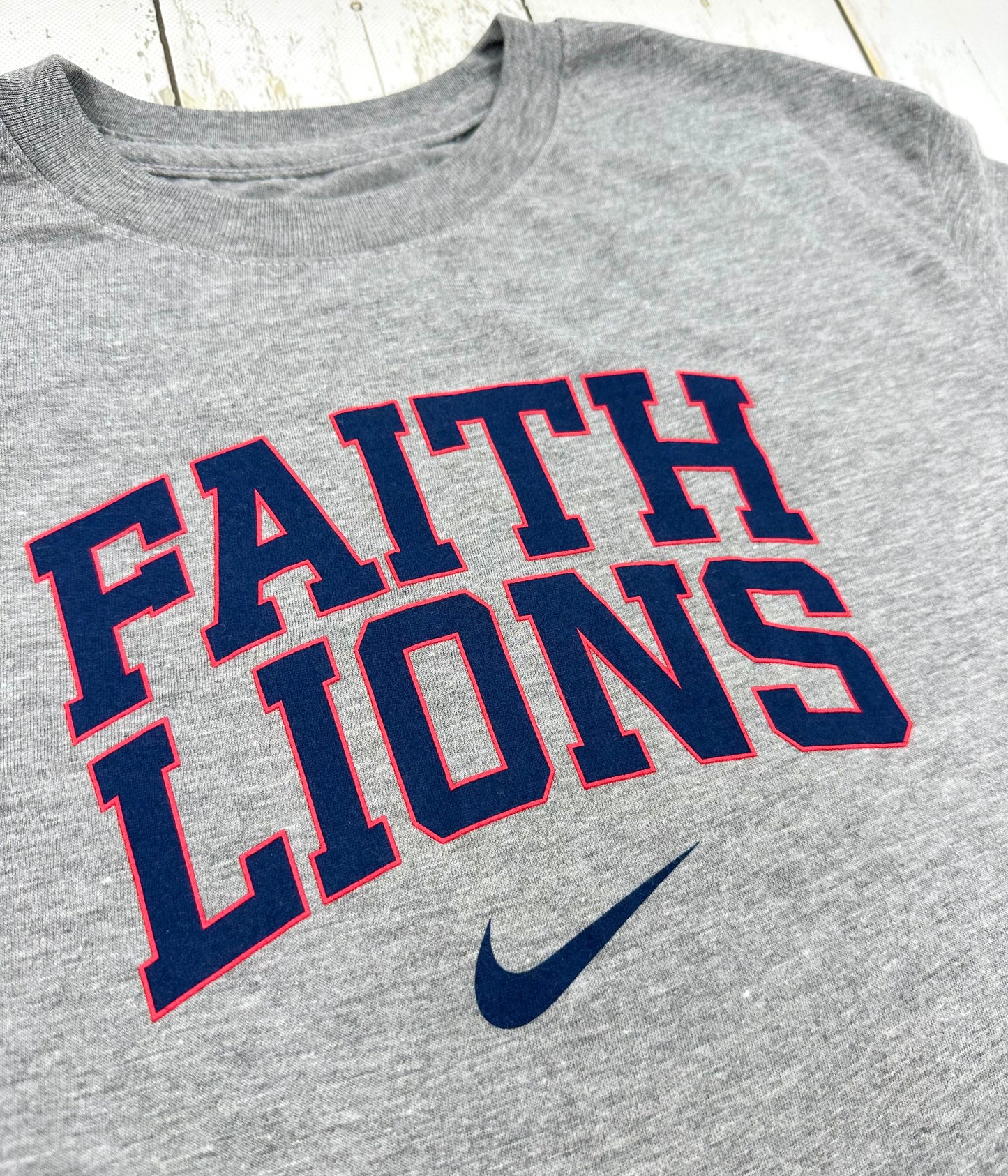 Faith Lions Tri-Blend Tee