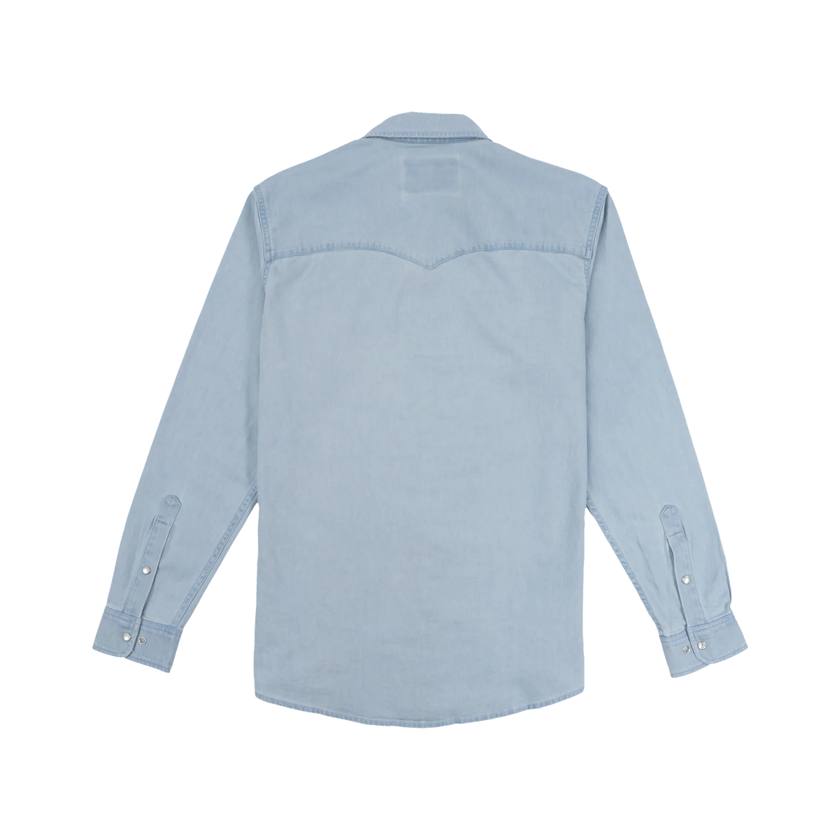 Poncho Western LS Shirt- Lt.Wash Denim