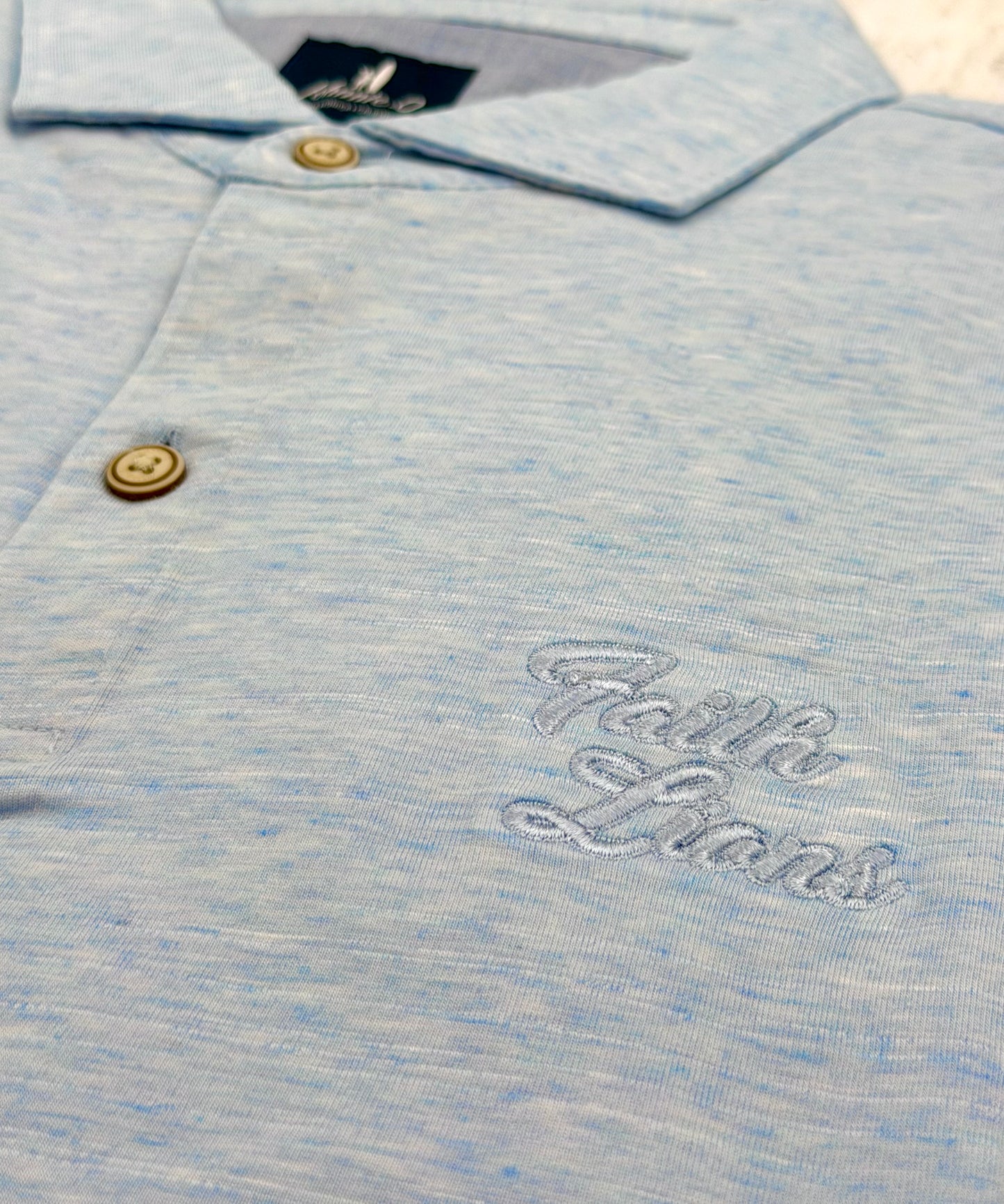 Johnnie O Starnes Polo in Lt Blue