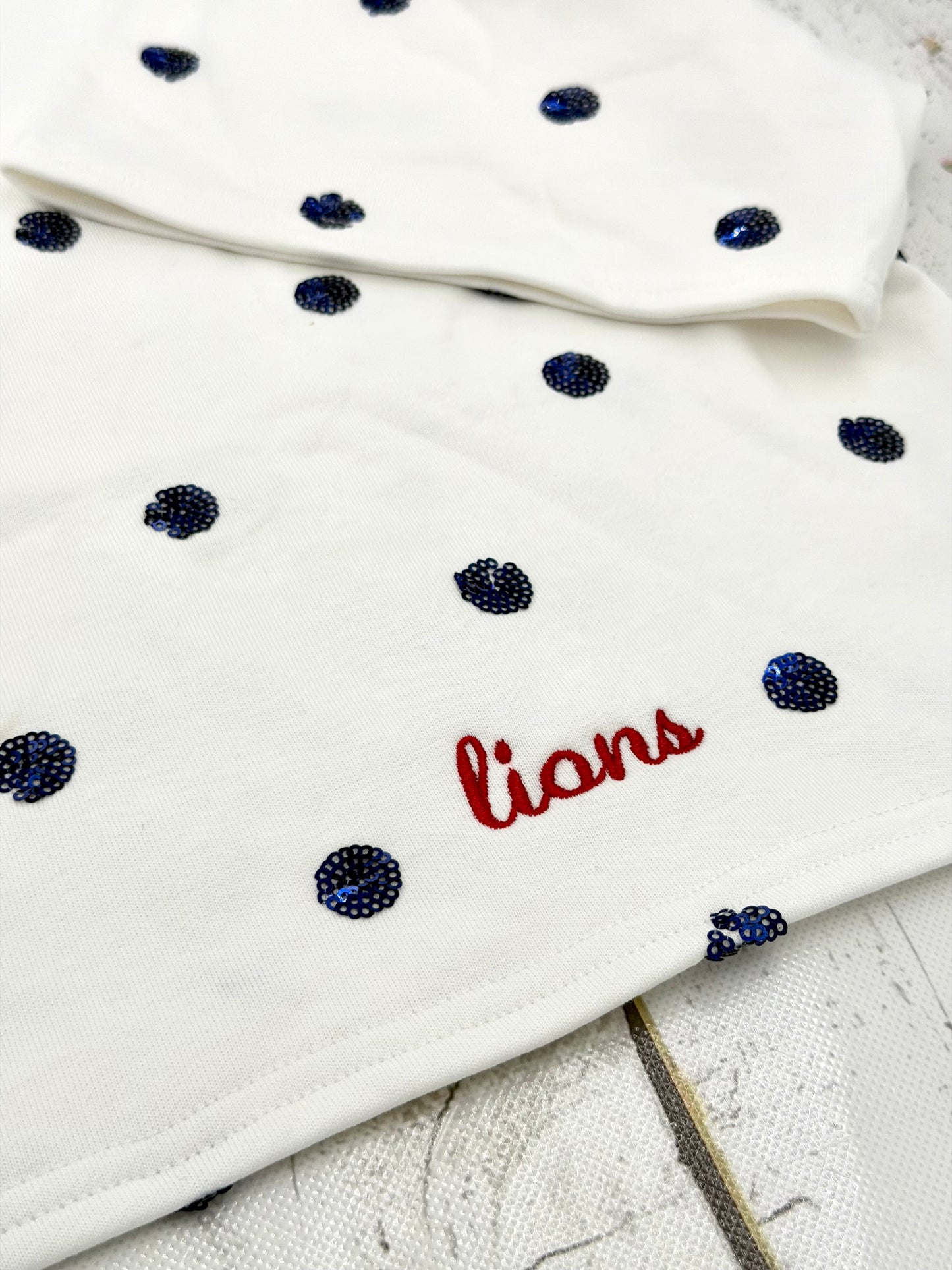 Women's Sequin Polka Dot Top