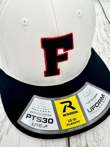 White Hat with Navy F