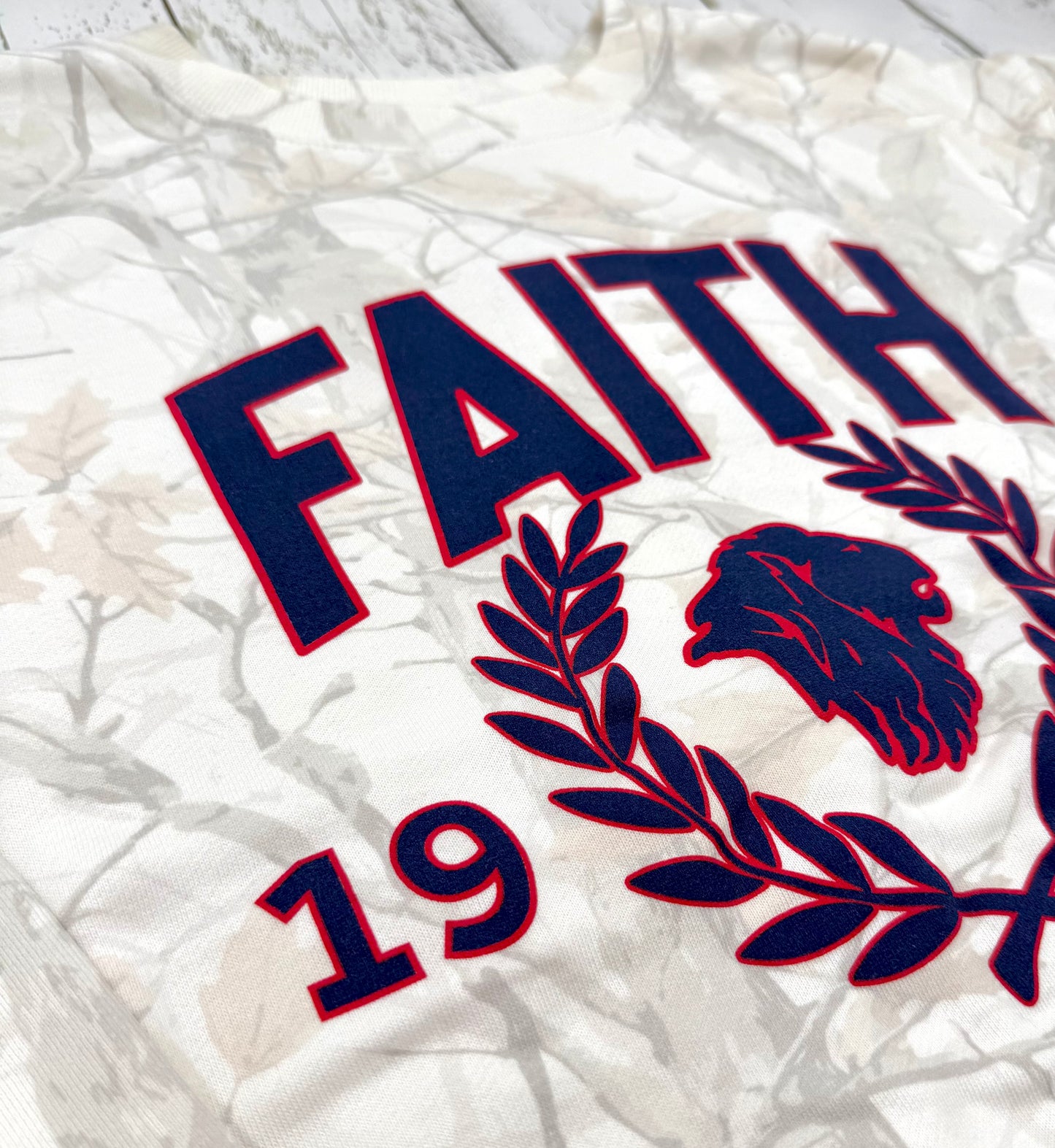 Chicka-d Faded Camo Crew