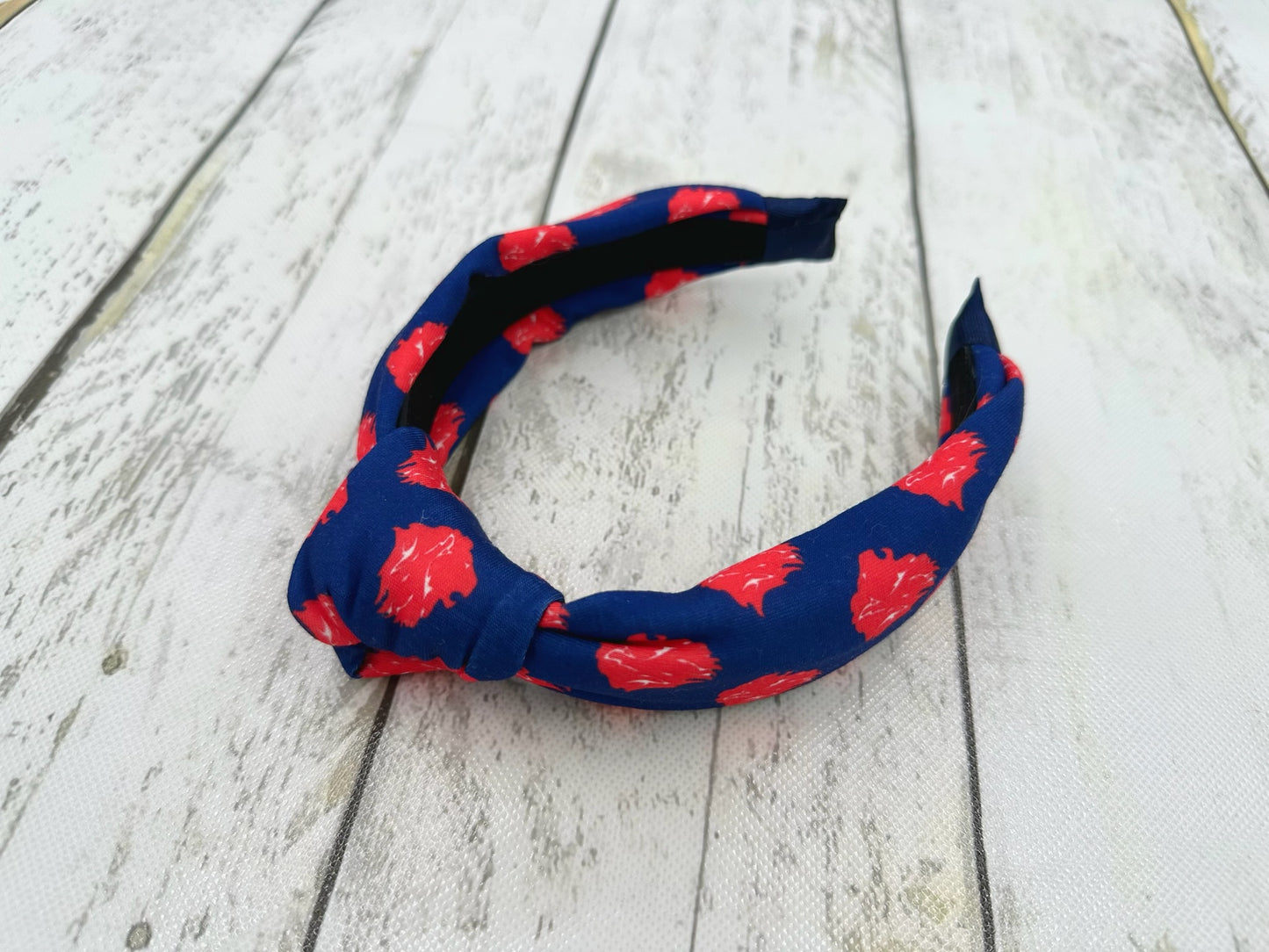 Blue and Red Lion Headbands