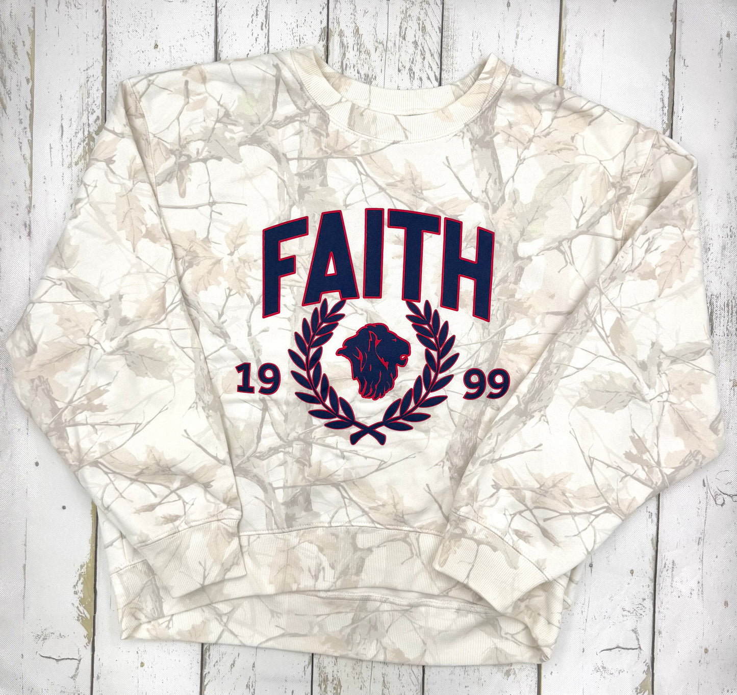 Chicka-d Faded Camo Crew