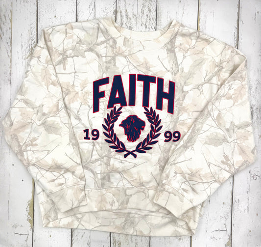 Chicka-d Faded Camo Crew