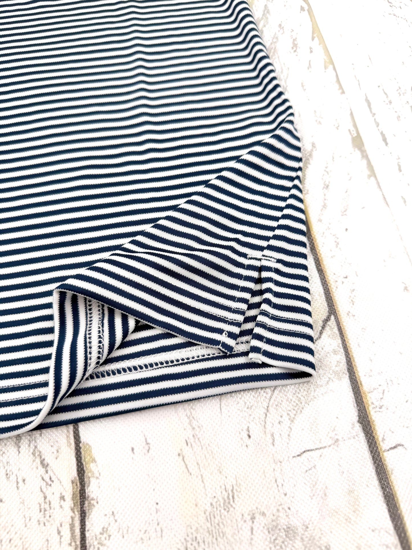 Boys Striped Lion Polo