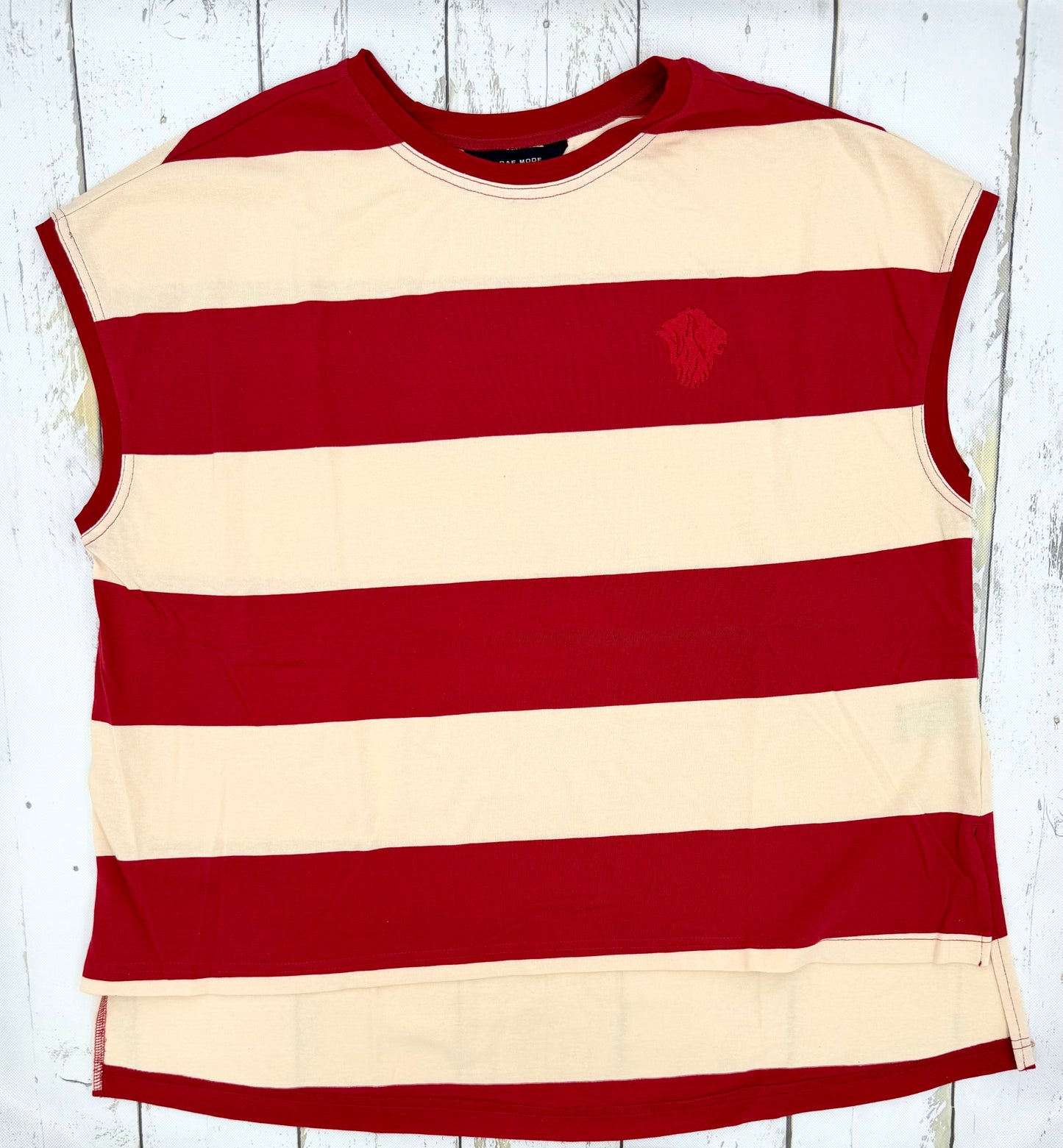 Striped Cap Sleeve Top
