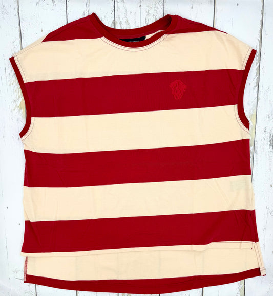 Striped Cap Sleeve Top