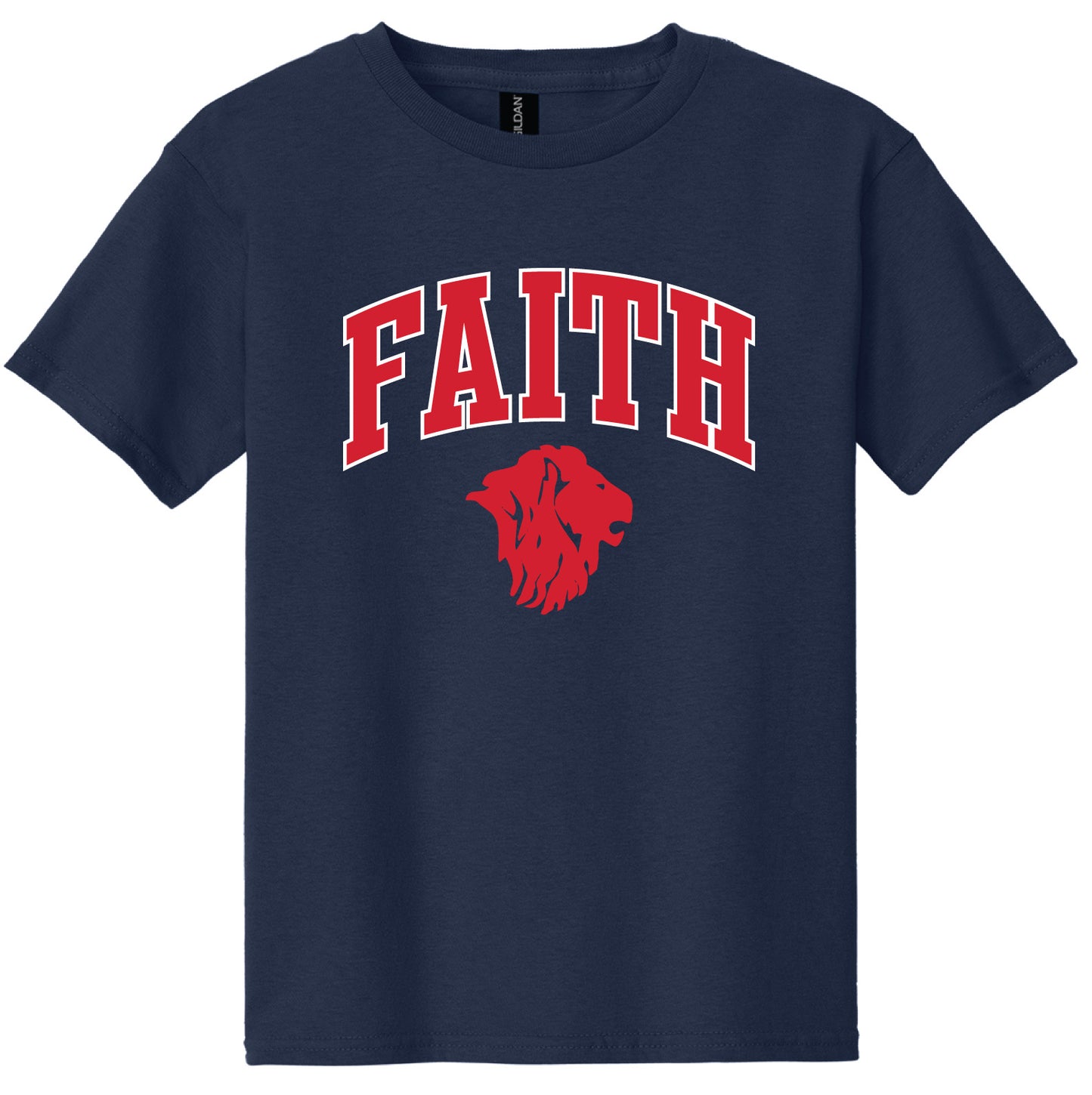Youth Collegiate Faith Cotton Tee