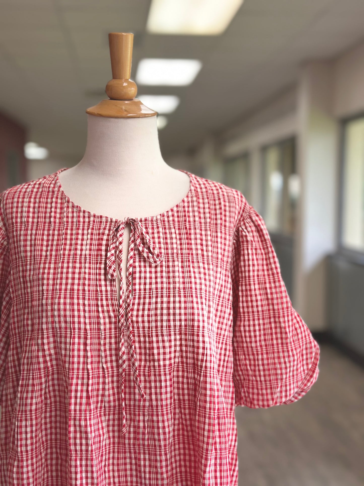 Gingham Game Day Dress