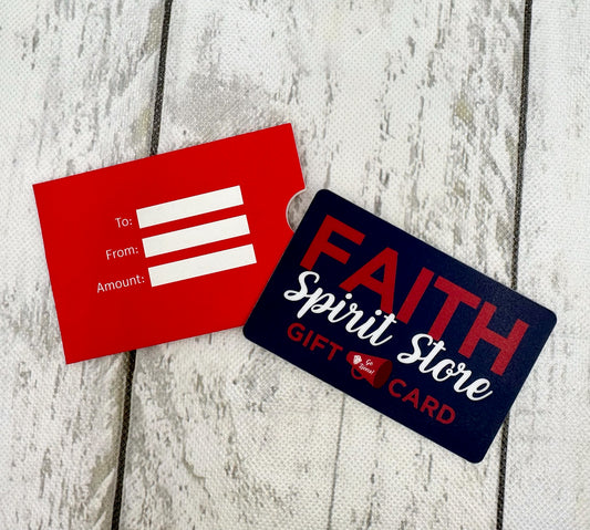 The Faith Spirit Store GIFT CARDS