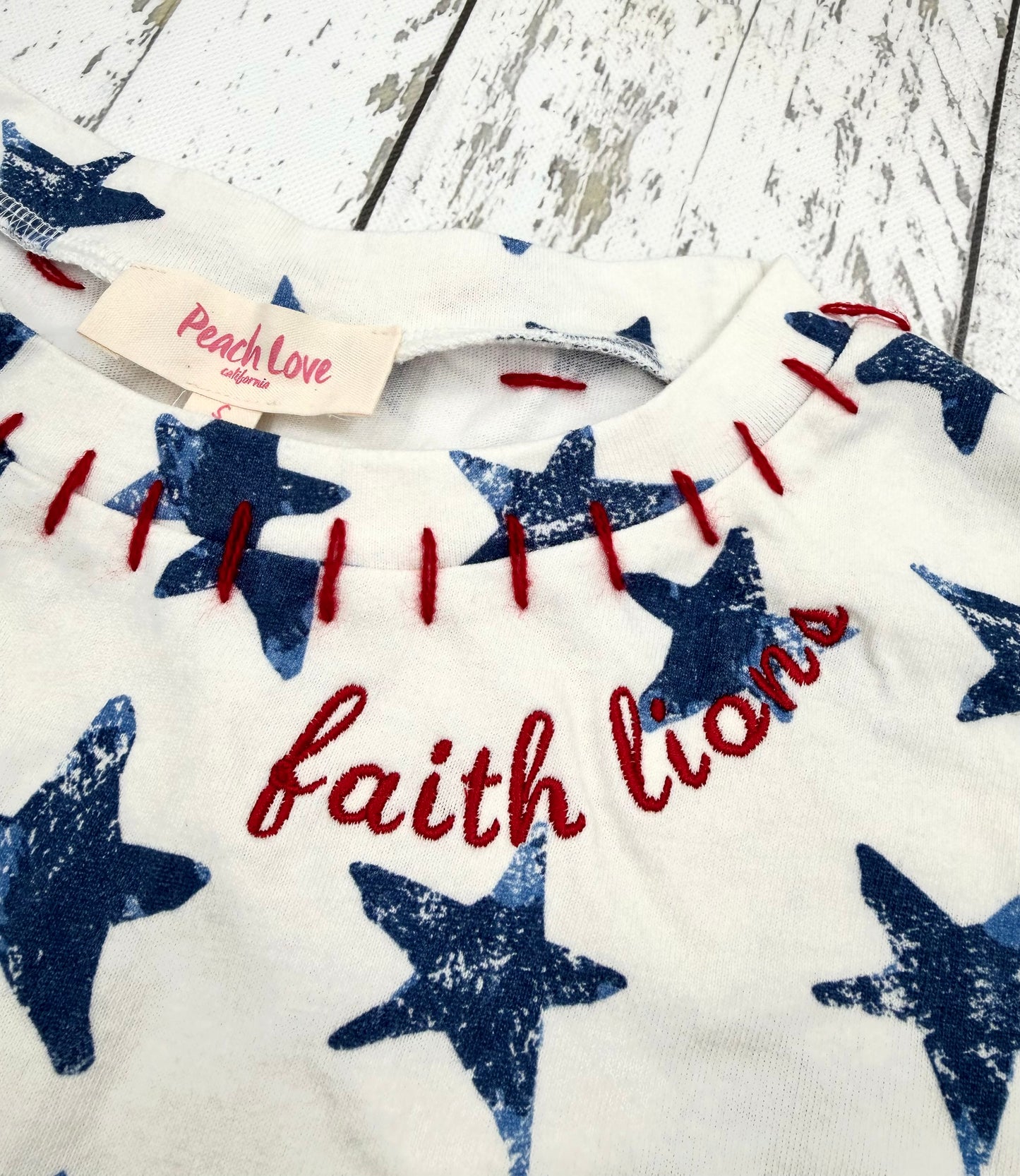 All American Star Oversized Top
