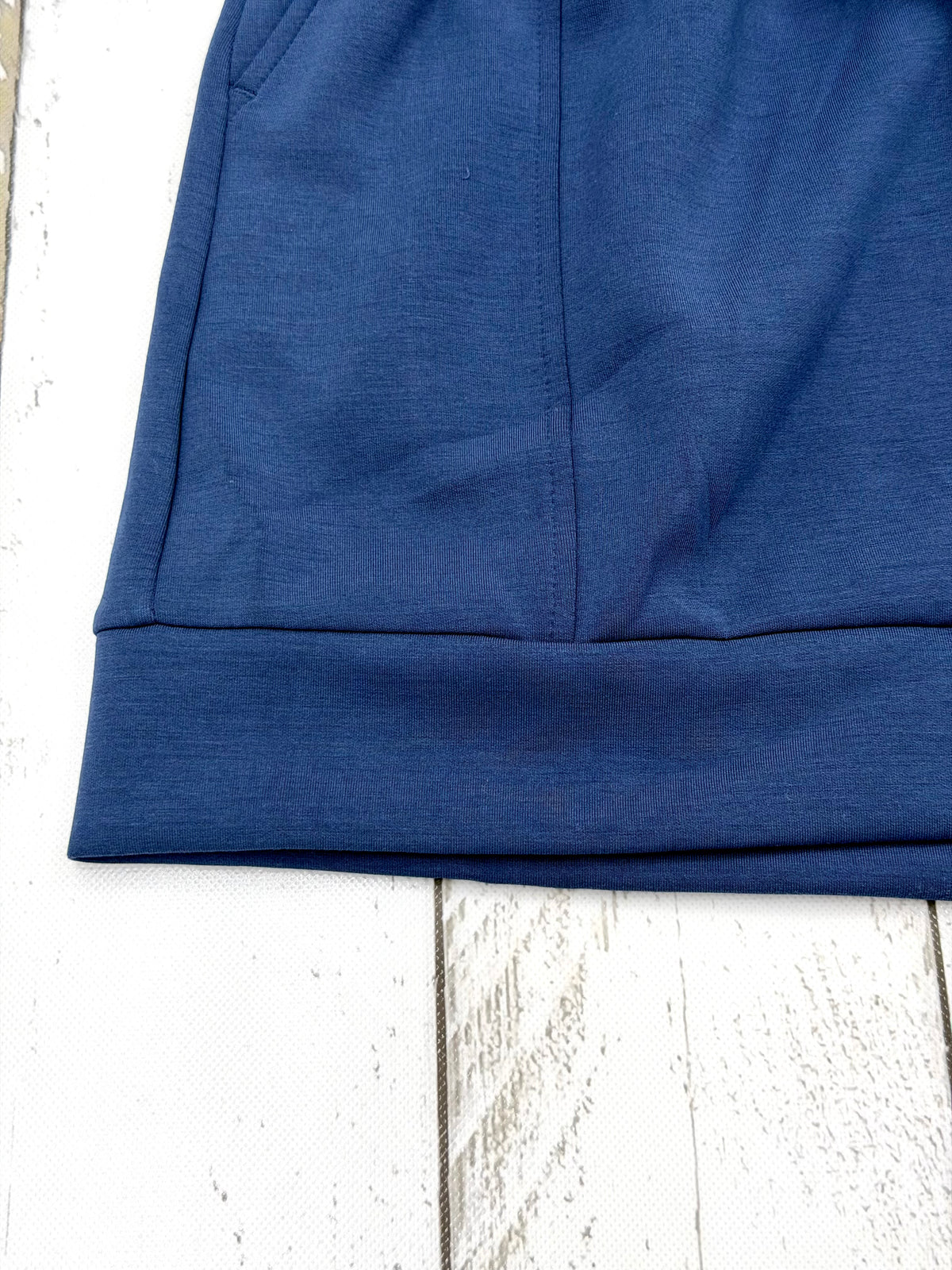 Miriam Shorts Set-Navy