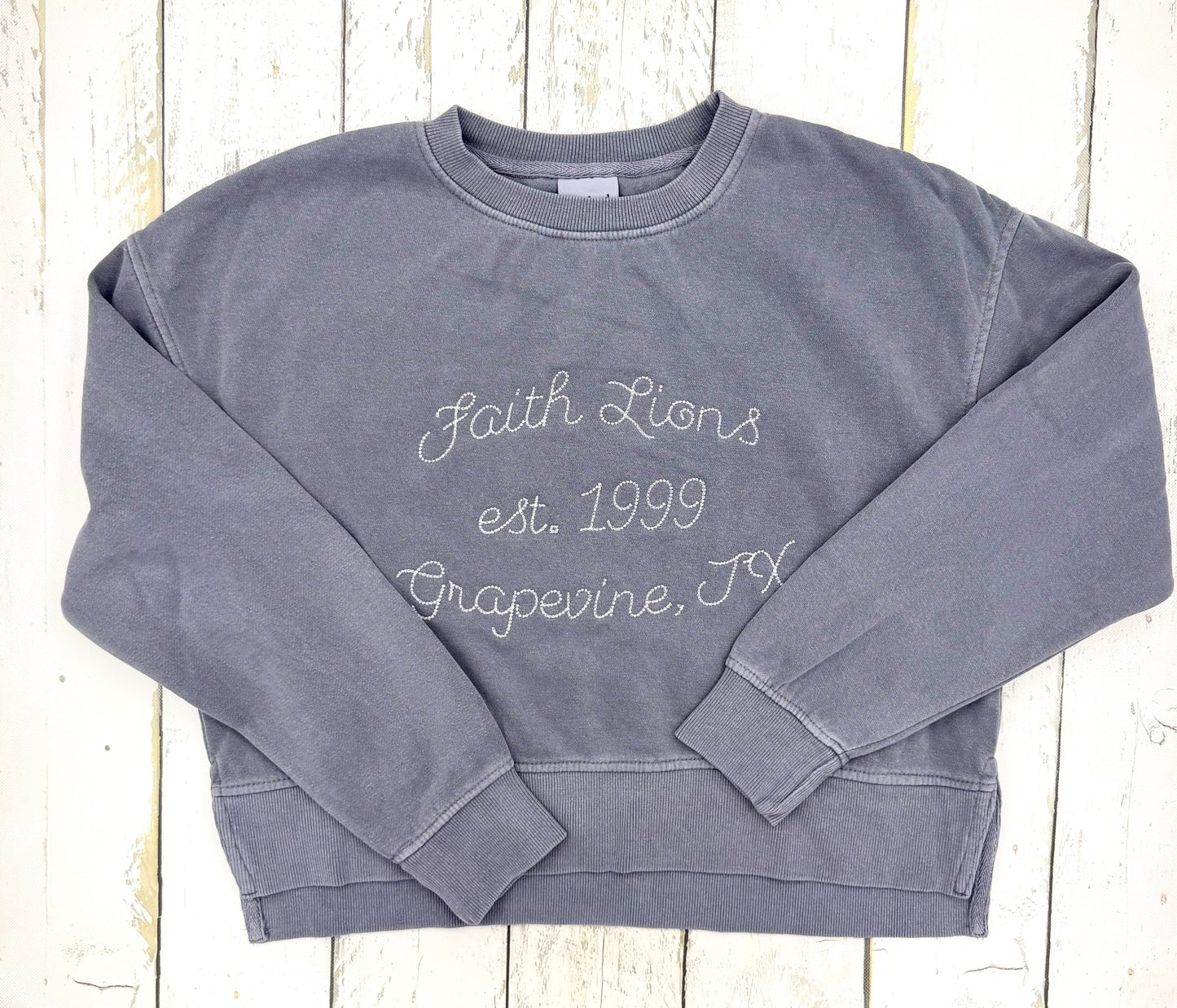 Chicka-d Malibu Embroidered Crew