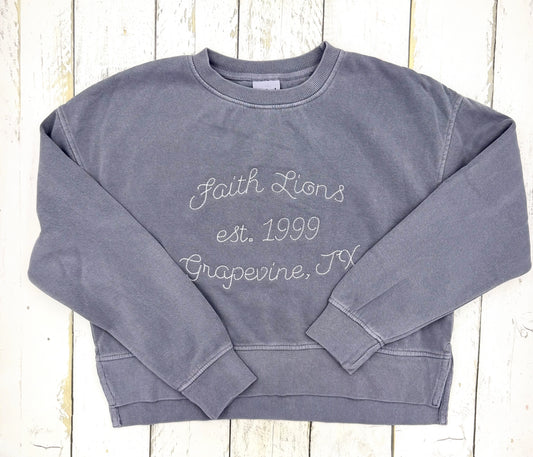 Chicka-d Malibu Embroidered Crew