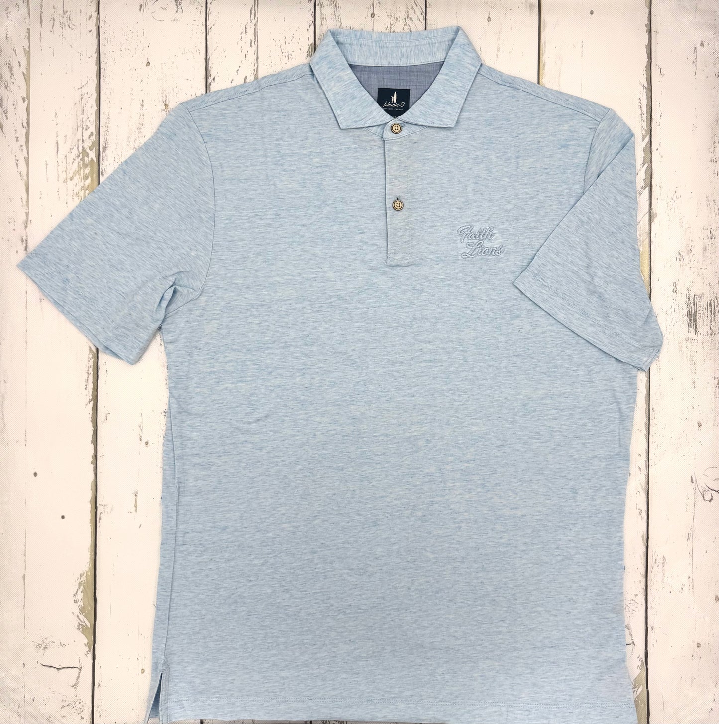 Johnnie O Starnes Polo in Lt Blue
