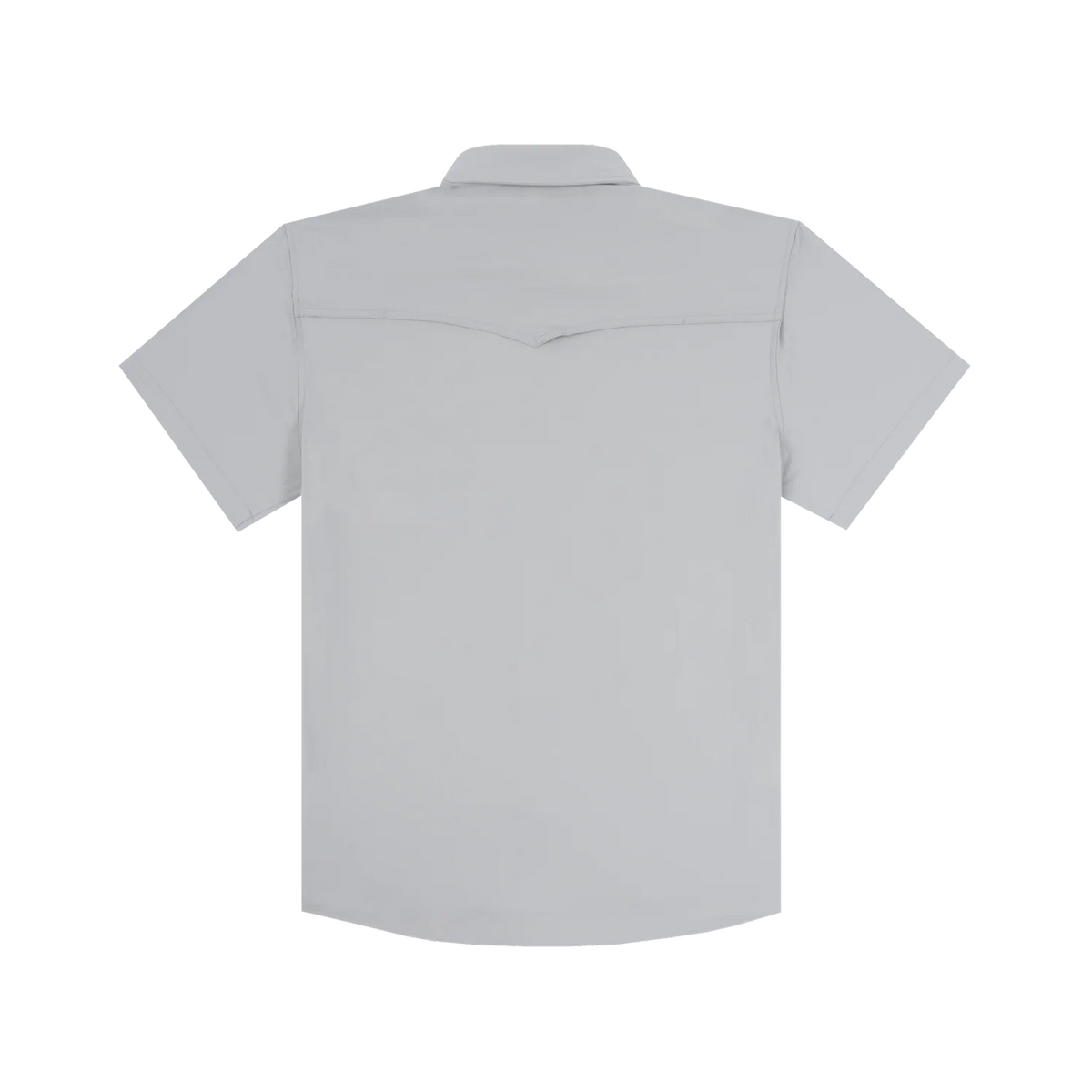Poncho Western SS Shirt- Grey