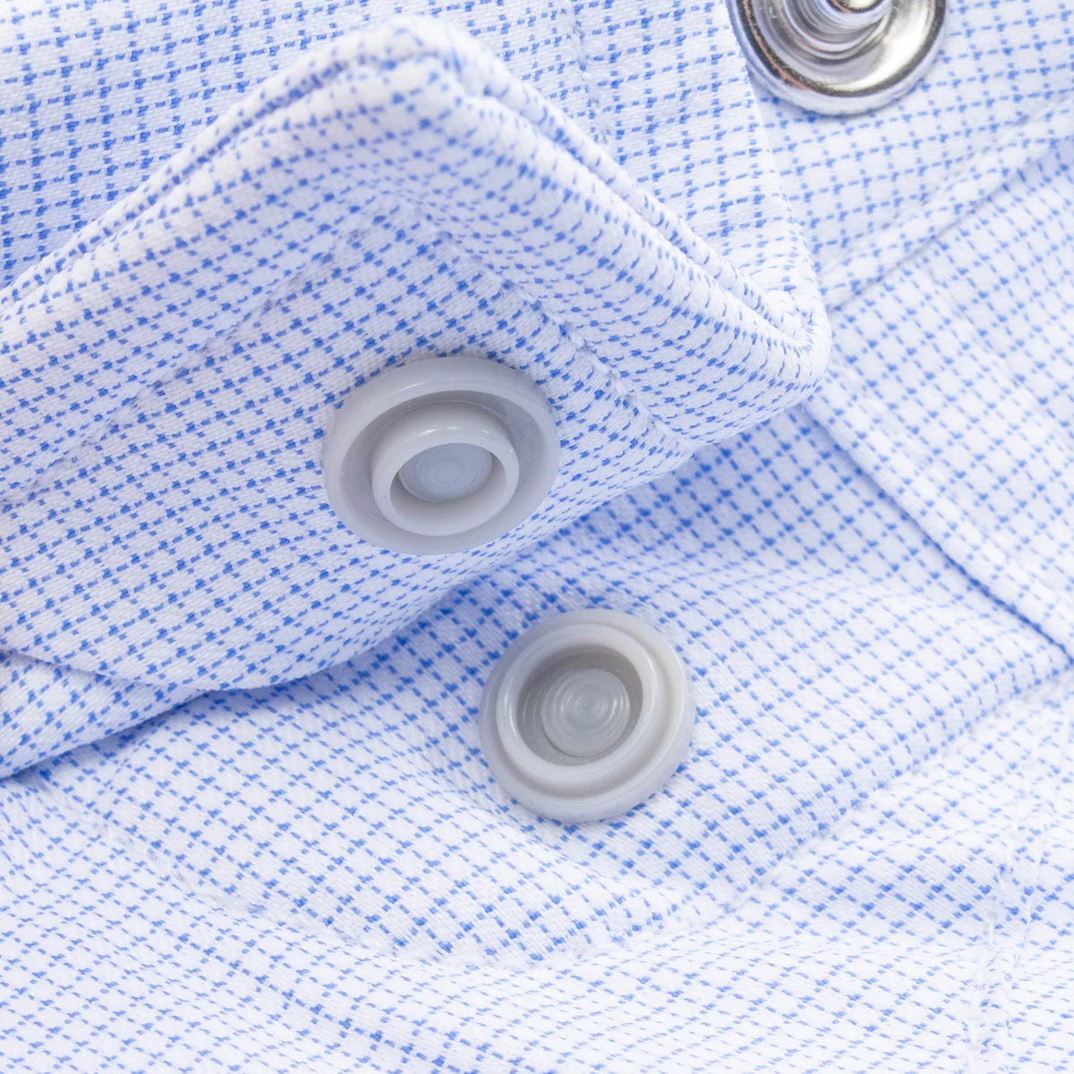 Poncho Western SS Shirt- Micro Check