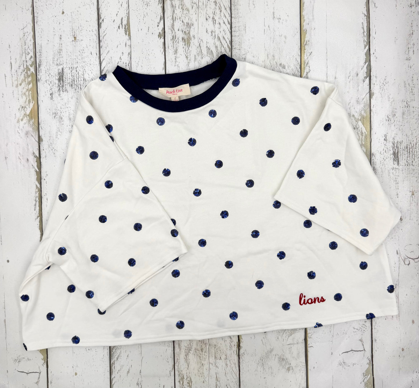 Women's Sequin Polka Dot Top